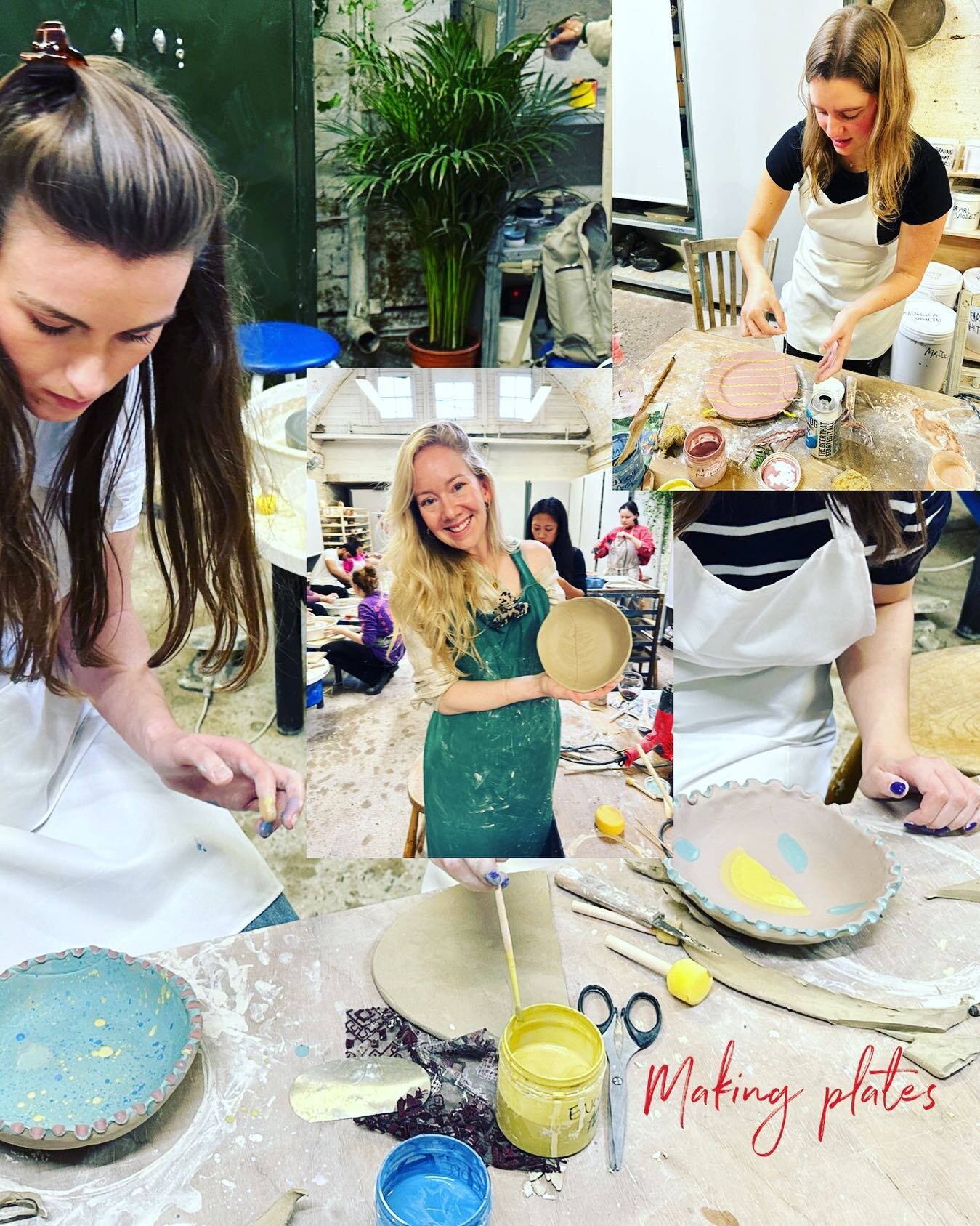 Thank-you Zenith Media for a lovely afternoon in the studio yesterday making plates and throwing shapes on the pottery wheel 😘🥂

#zenithmedia #teambuildingactivity #corporate #hammersmithandfulham #ceramicsclasseslondon #potteryfun #plates #pottery