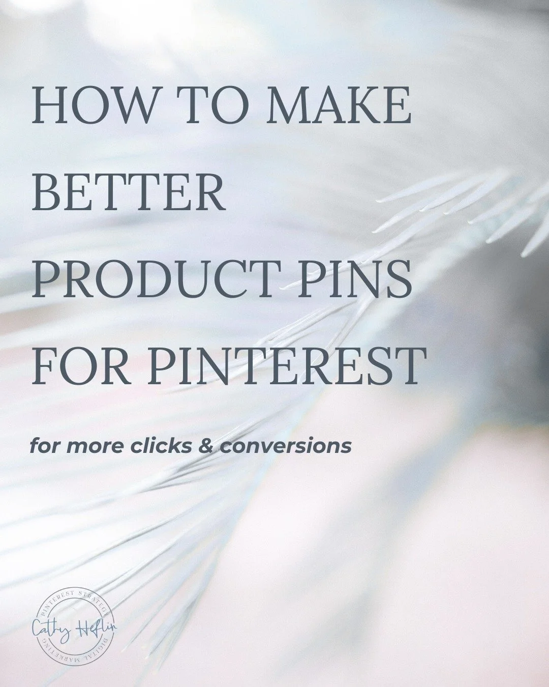Strong design matters on Pinterest, it&rsquo;s what stops the scroll and gets your product noticed.

But the Pins that perform best also pair good visuals with keyword clarity, thoughtful text overlay, and an understanding of how Pinterest surfaces p