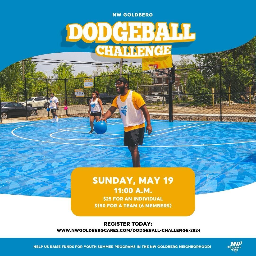 It might have snowed yesterday, but things are heating up quickly as we get ready for dodgeball!

Think you have what it takes to be a champion?!

Sign up as an individual or a team today for the NW GOLDBERG DODGEBALL CHALLENGE!

All funds raised go 