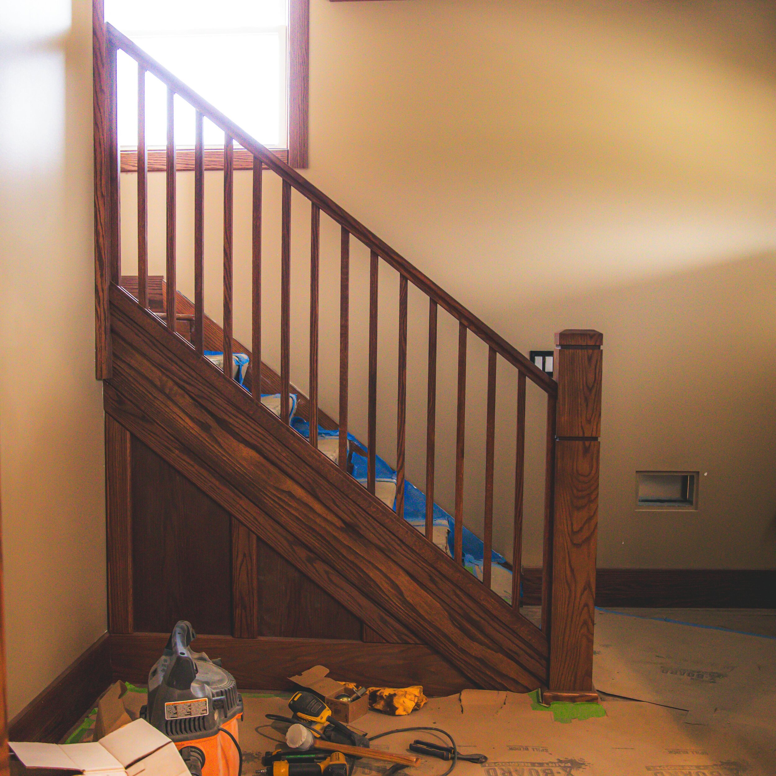 Stairway to heaven? 

Nah, but it's going somewhere.... 

Oh look at the progress being made at our nearly completed project!
.
.
.
#rehab #community #detroitlandbank #detroit #nwgoldberg #nwgc #nwgoldbergcares #fullgut #oldmasters