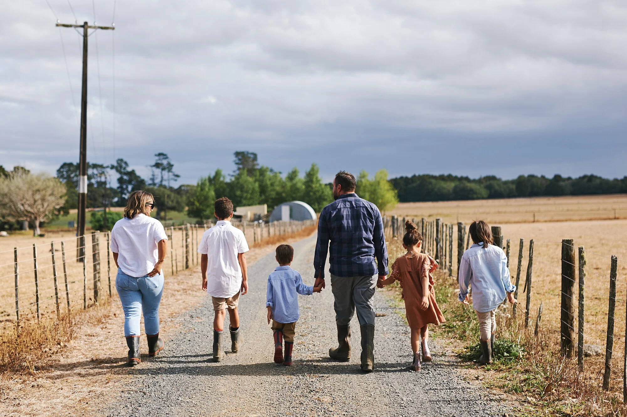 Chevon &amp; her family live on the dairy support unit, not far from Totara Dairy.