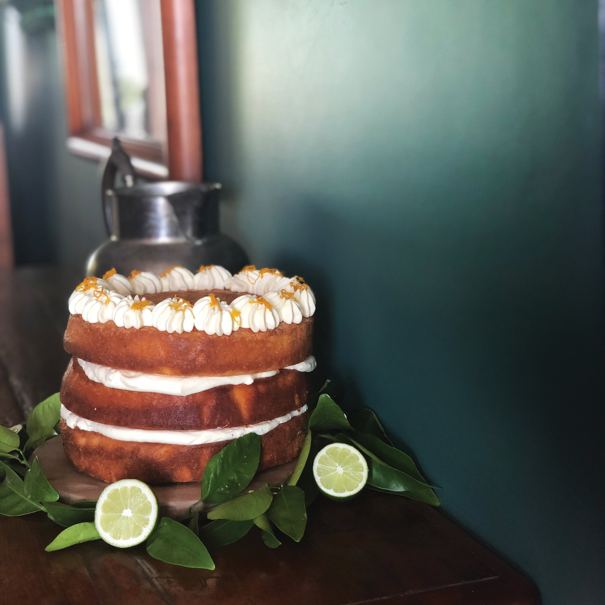 The elegant Citrus Dessert Cake.