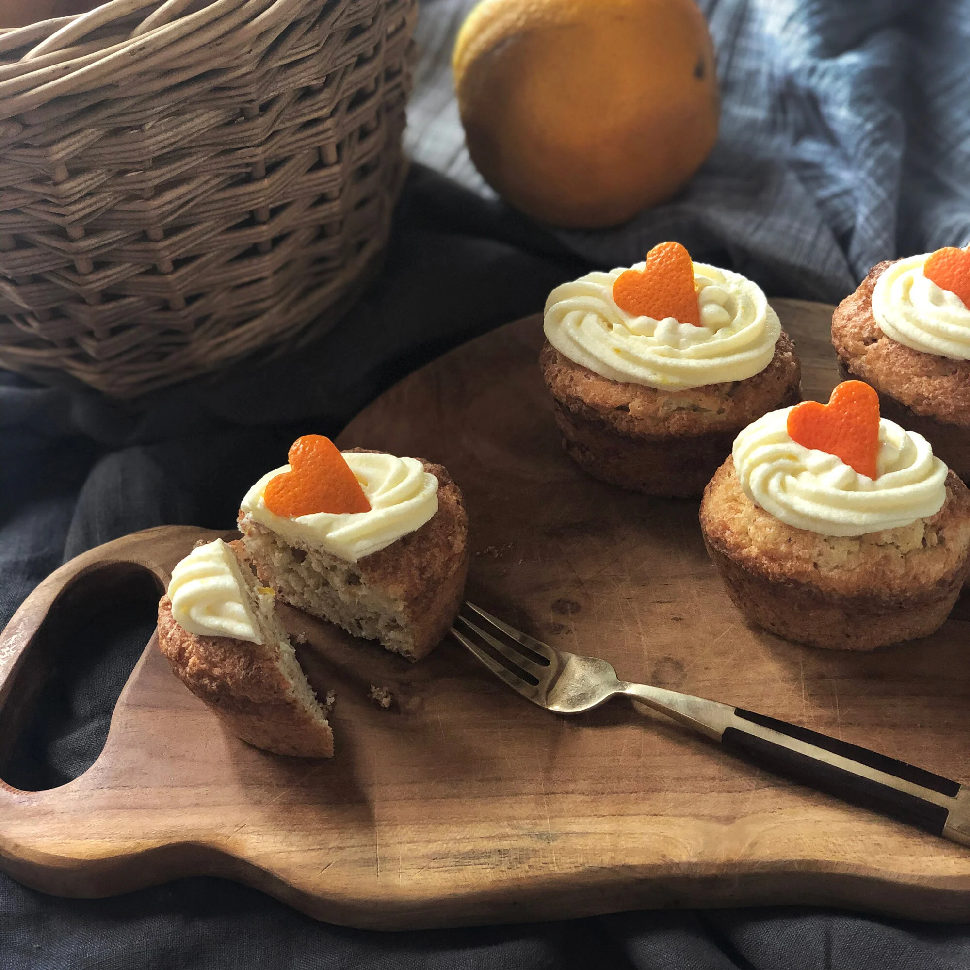 Morning Tea Lemon Friands.