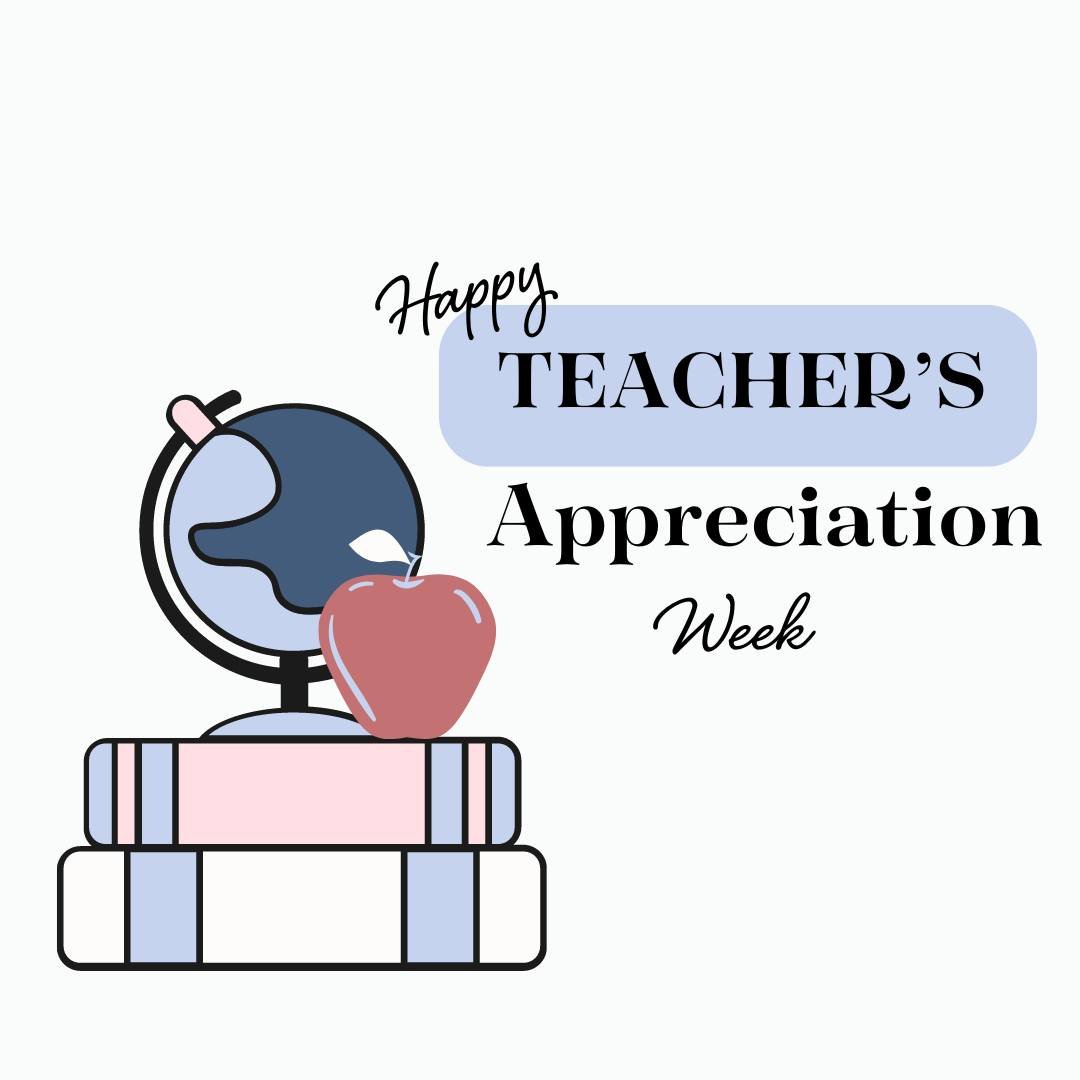 Happy Teacher Appreciation Week to our extraordinary educators! 🍎 
  Students, take a moment to express your gratitude with a thank-you note. Seniors, use this opportunity to thank your teachers for their letters of recommendation &amp; share your e