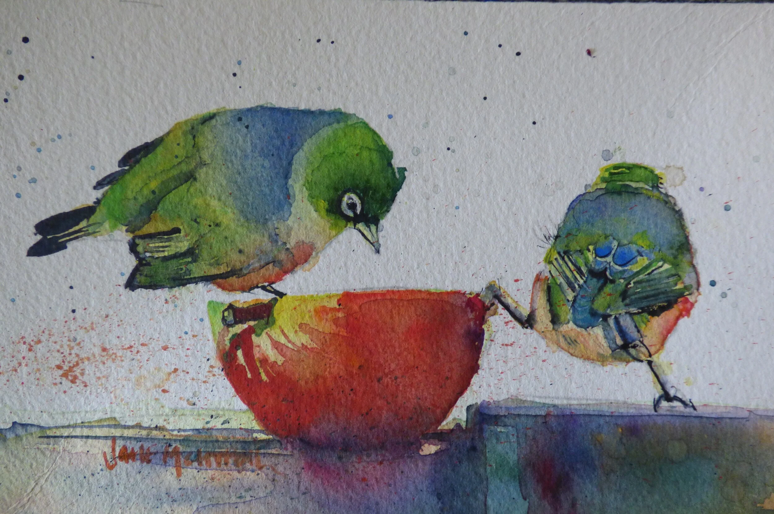 Painting by Jane McIntosh