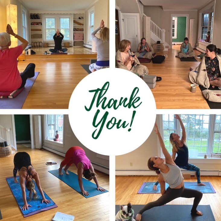 We would like to express our gratitude to all who joined us in the Farmhouse Studio for our Fall Class Series! From every moment on the mat&hellip; to each sip of tea, we feel very thankful for this space and community 💚. A special thanks to the tea