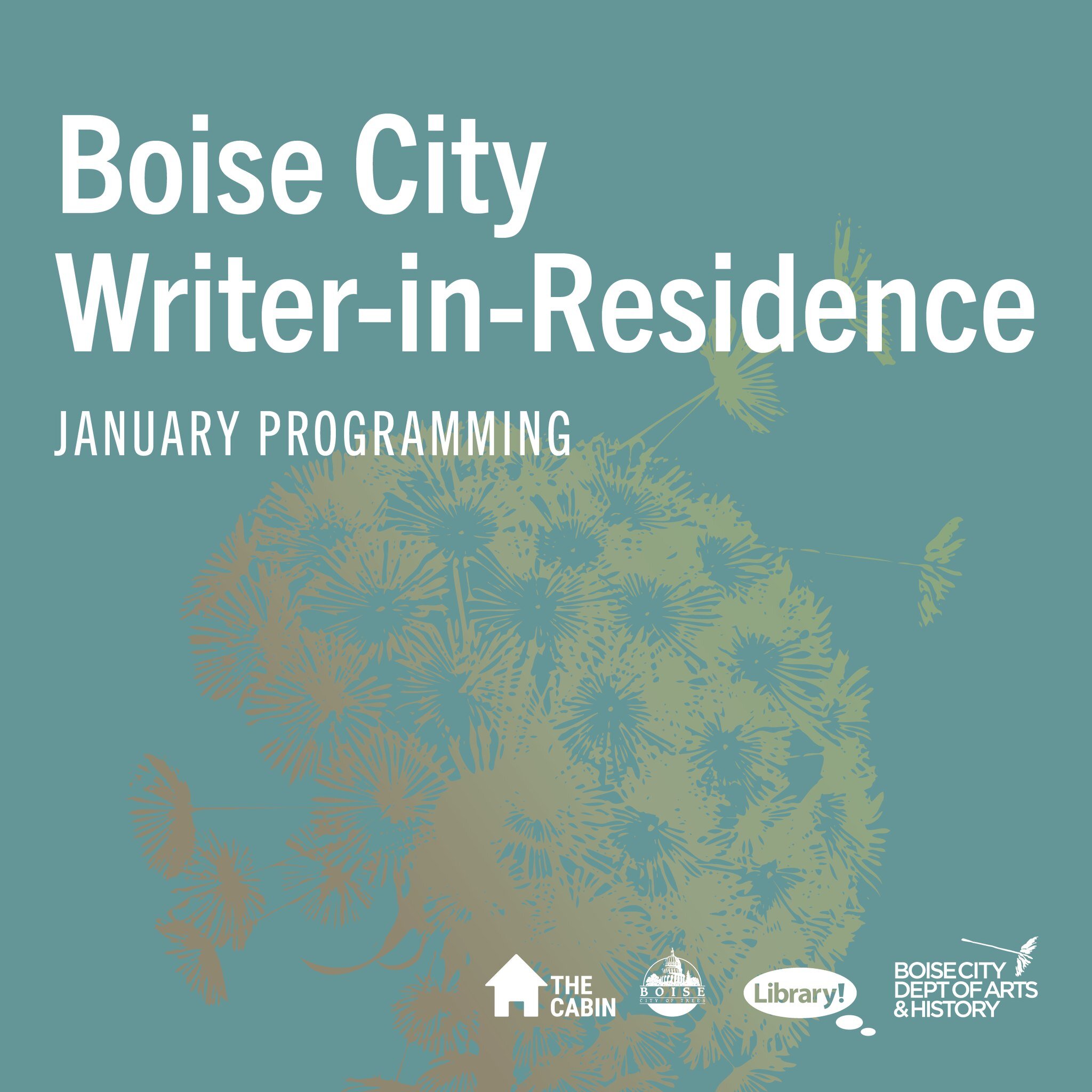 📝 WRITING WORKSHOP 📝

We hope you&rsquo;ll join Boise City Writer-in-Residence Natalie Disney at the #ErmaHaymanHouse (617 Ash Street) on January 24, 5:30 p.m. &mdash; 7:00 p.m. for her next writing creative workshop, &ldquo;The Power of Imagery: W