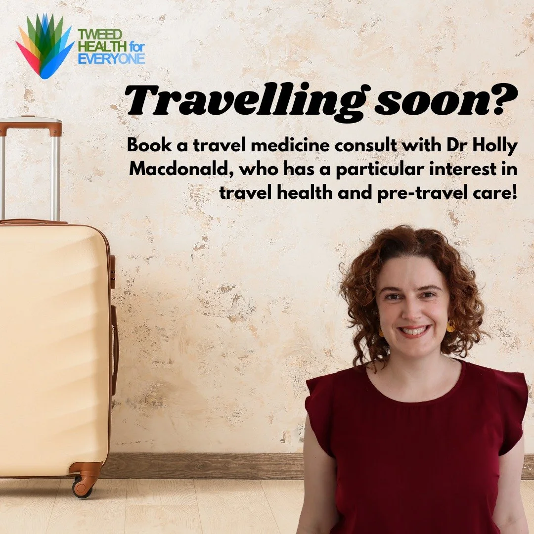 Planning your next trip? 🌴✈️

A pre-travel consultation with a GP can help you prepare for a safe and healthy journey. The best time to book is ideally 6&ndash;8 weeks before you travel.

Dr Holly MacDonald has a particular interest in travel health