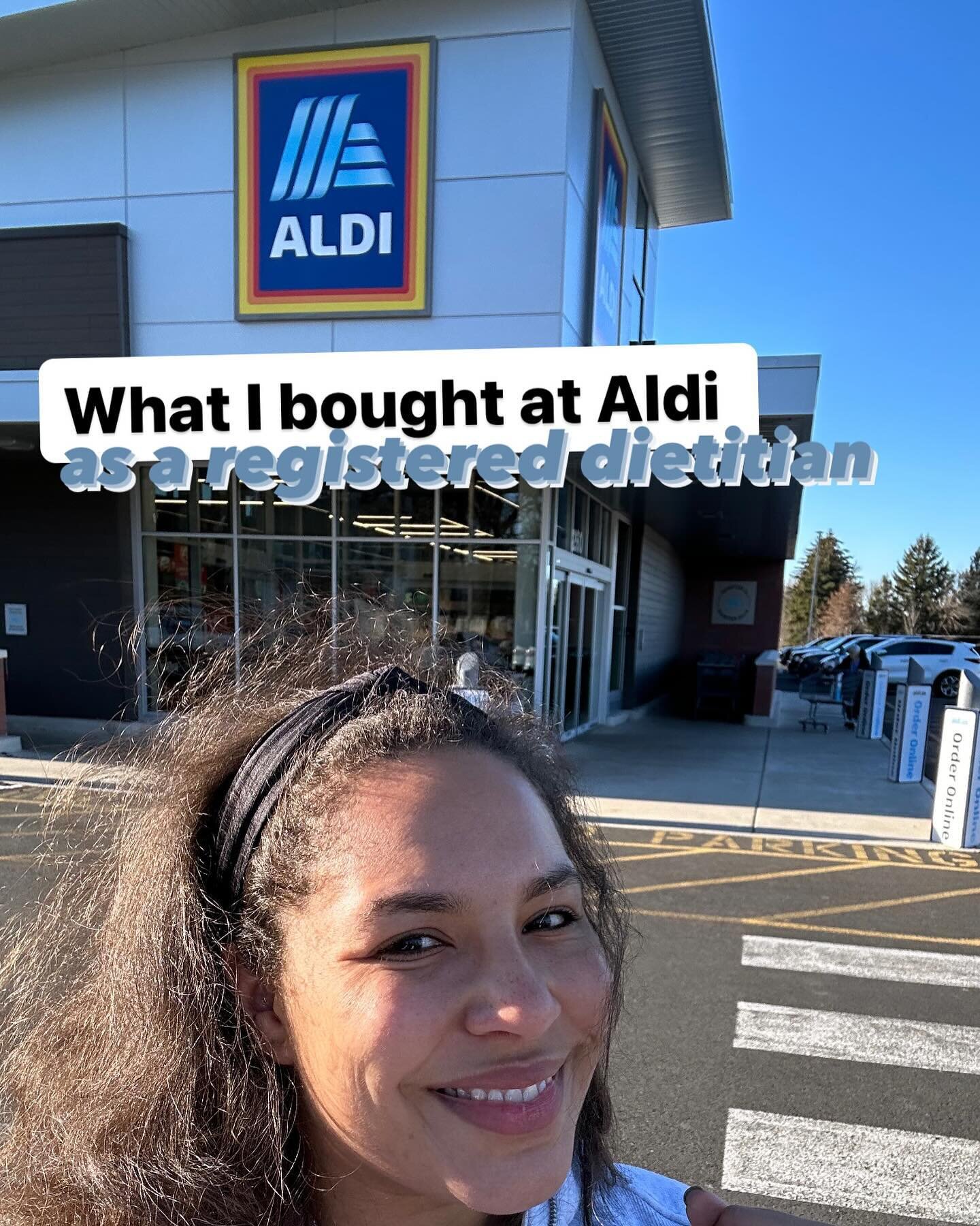 A lil @aldiusa trip this week&mdash; because apparently dietitians who love Aldi and eat their &ldquo;processed foods&rdquo; made an influencer mad over on el tiky toky.