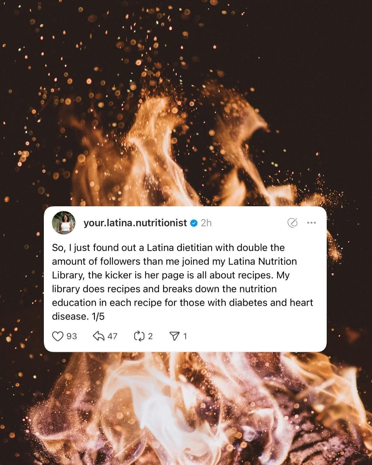 I made the community $27/mo so that MY COMMUNITY could join. Not so other RDs could &ldquo;market research&rdquo;. She DMd me after I confronted her and I did a lil DARVO for ya.