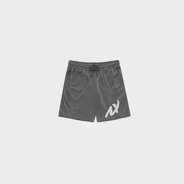 SS MESH SHORT - GRY/WHT