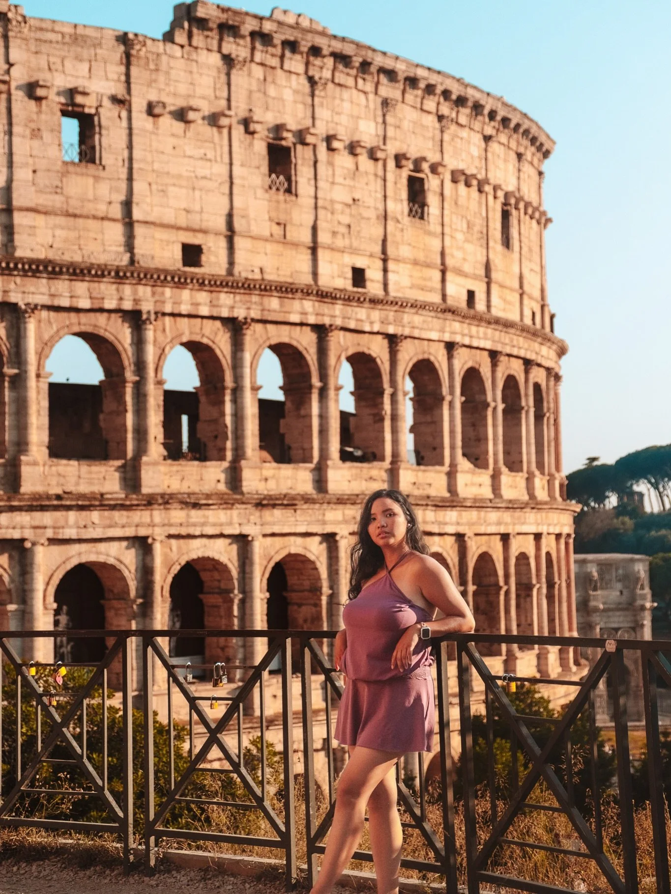 Colosseum at golden hour. Freaking magical 💖

(Also freaking hard and scary to get on the ledge 😂)