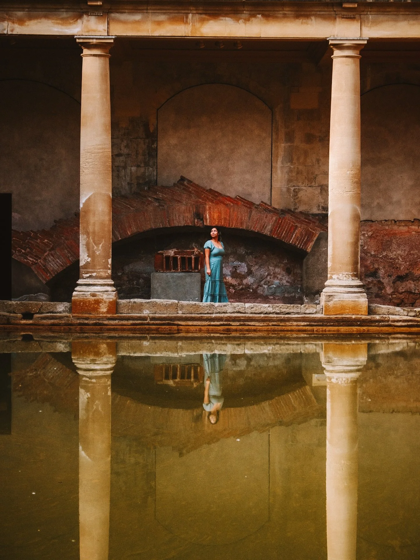 Water&rsquo;s silent poetry.

Always love taking reflection photos, and the Great Bath was a goldmine of them. 💛