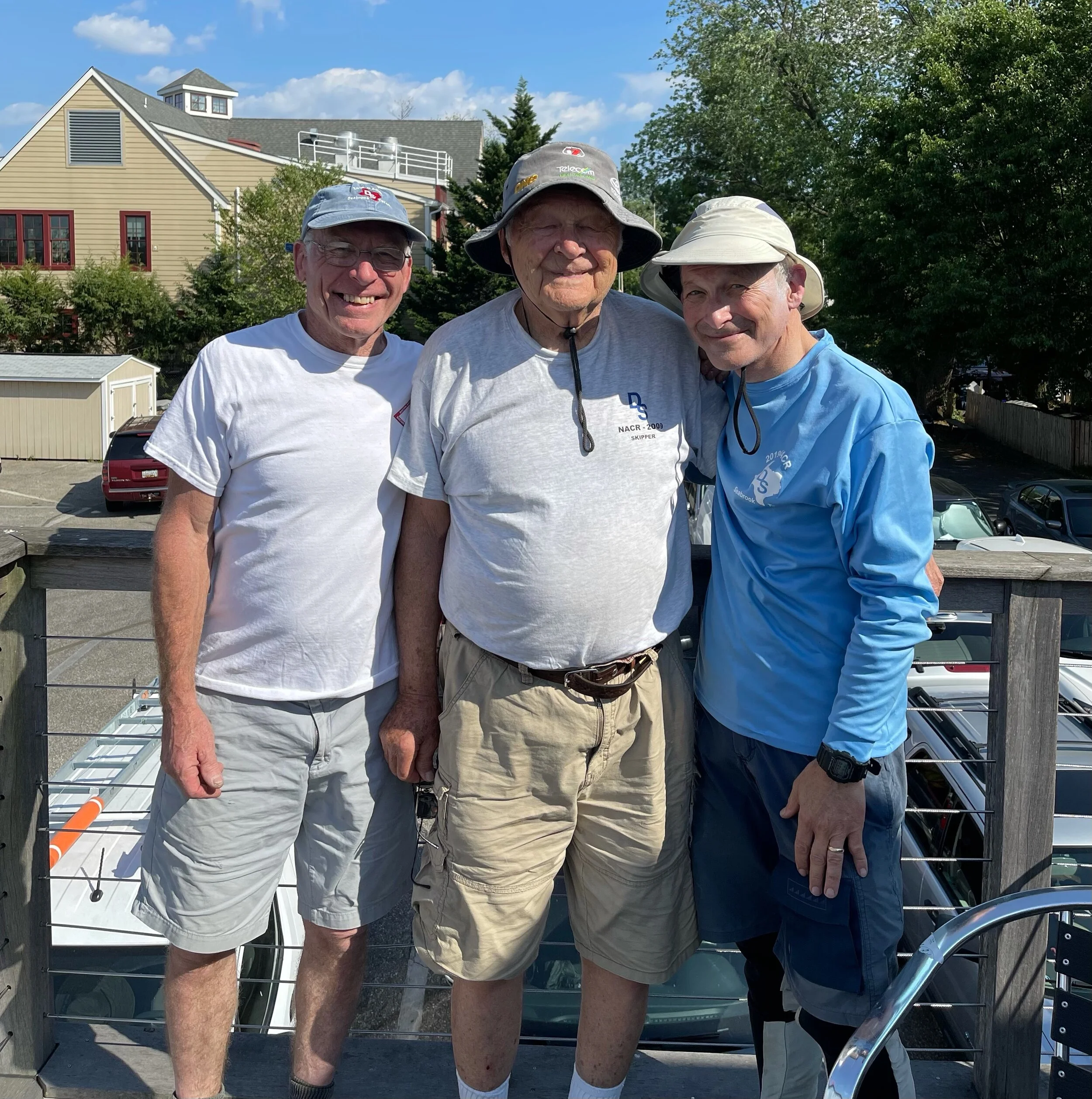 Chan Owen, Nolan Richards and Bruce Richards with a combined age of 225 year old, finished first in the second race and were third over all for the series.”