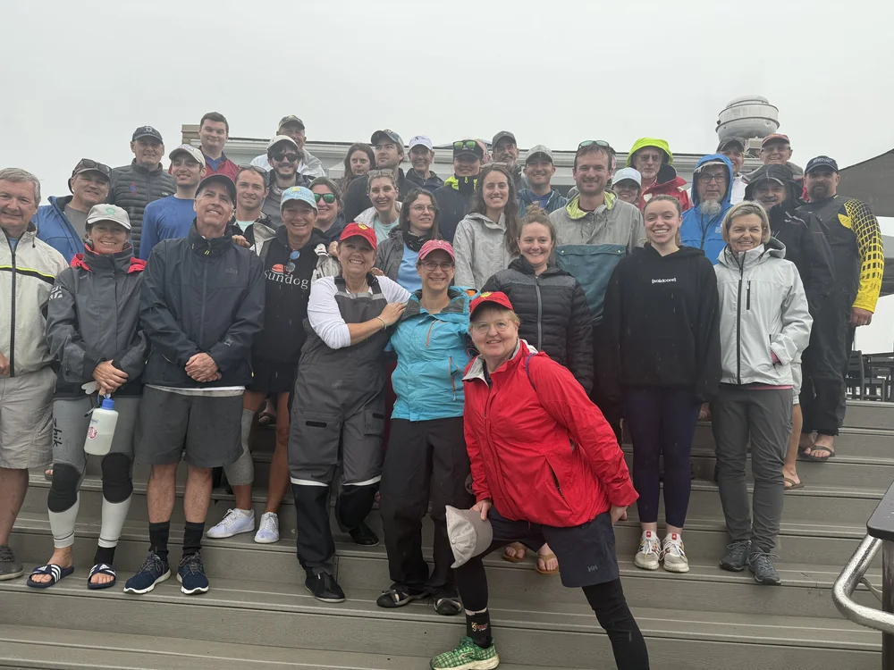Group Photo in the Rain