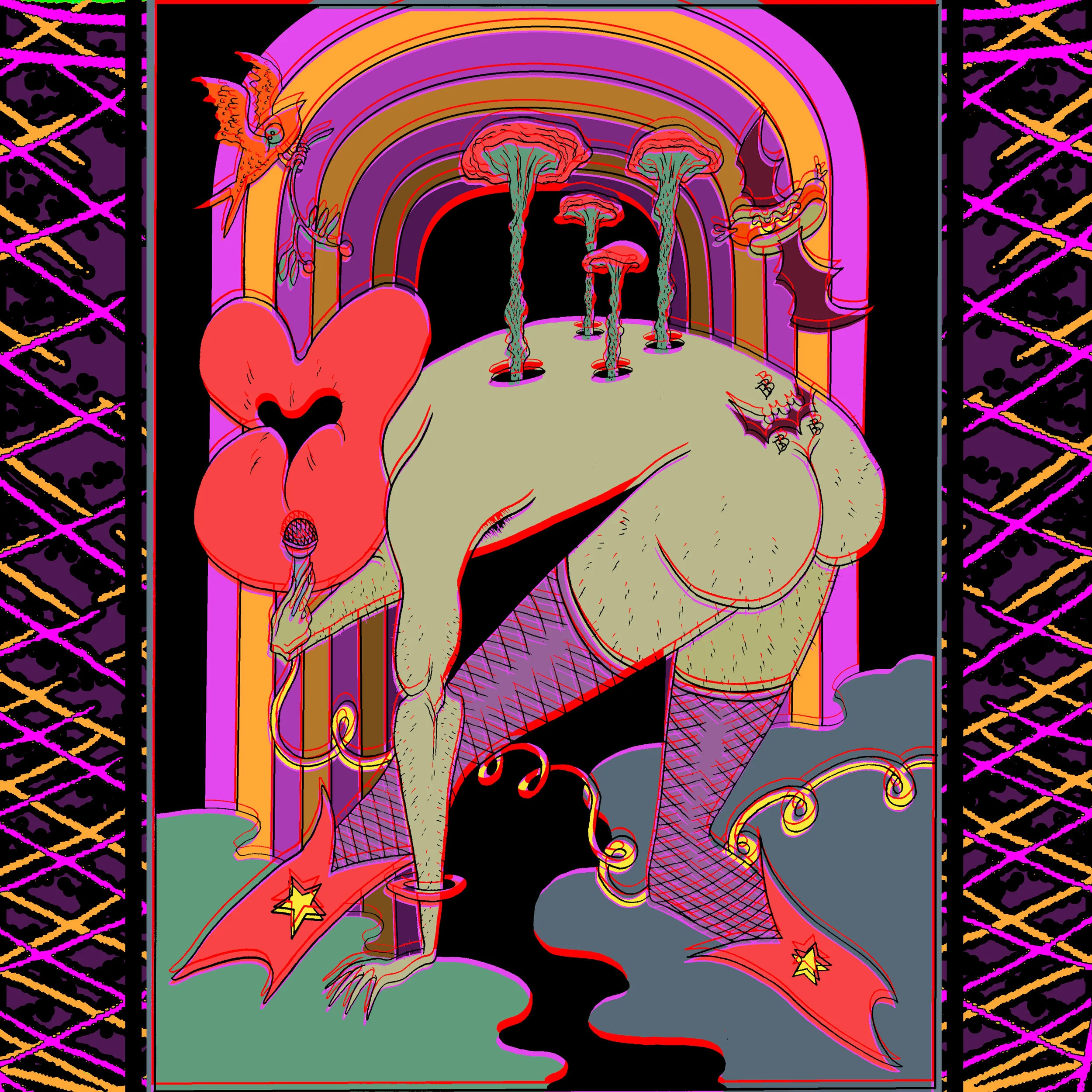 Bonesie and the Bad Bats' share their glam punk debut, "Make Hits and Chill"