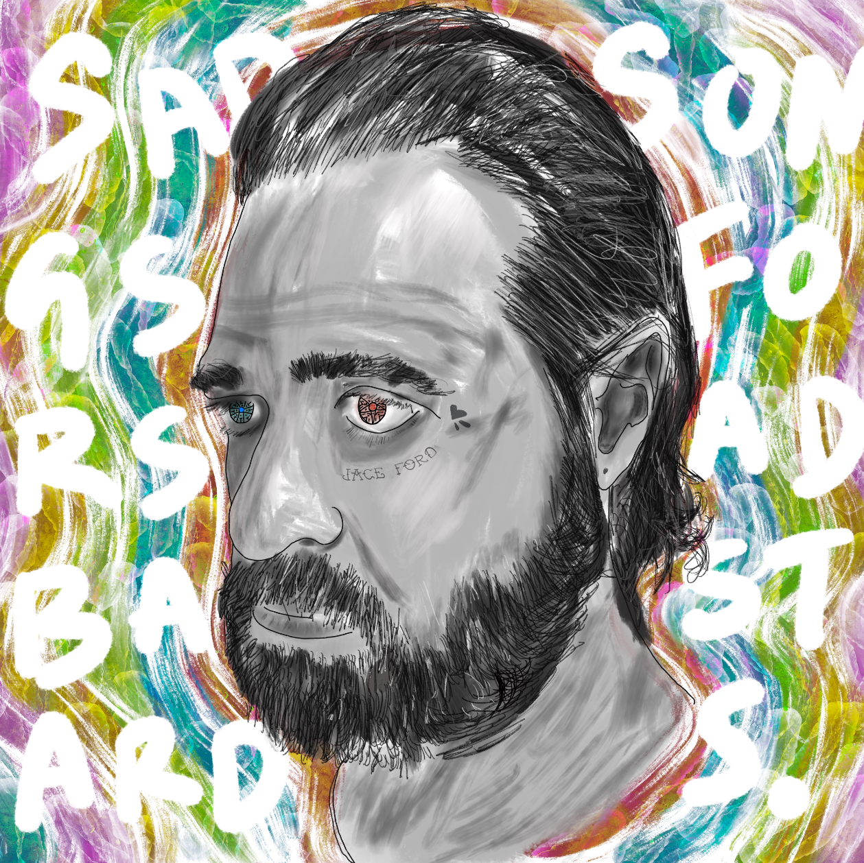 Jace Ford rips and roars on his debut album, Sad Songs For Sad Bastards