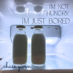 Chase Given debuts his timely and relevant new single, "I'm Not Hungry, I'm Just Bored"