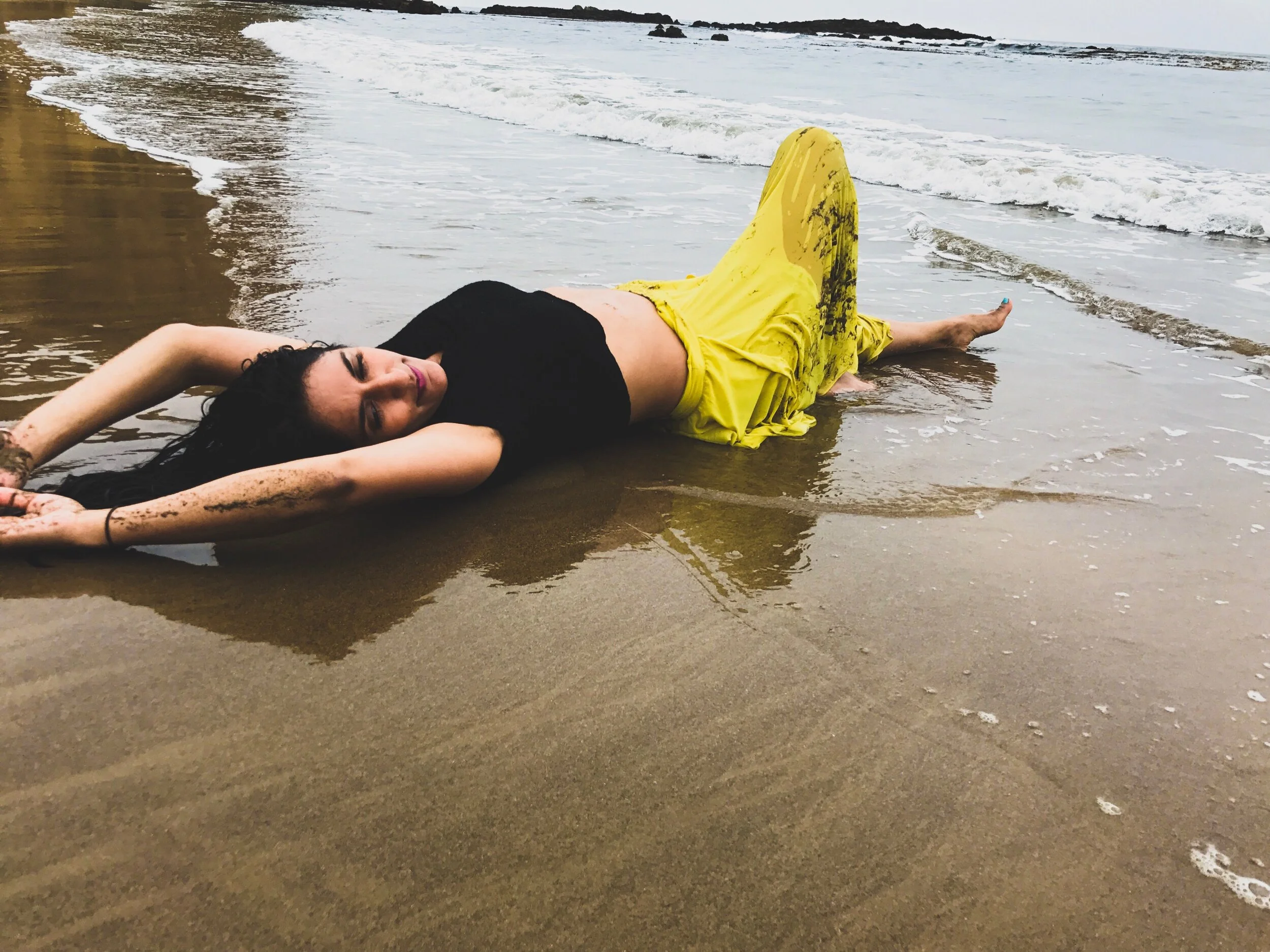 Nita Chawla gives a remarkable vocal performance on "Cross The Line"