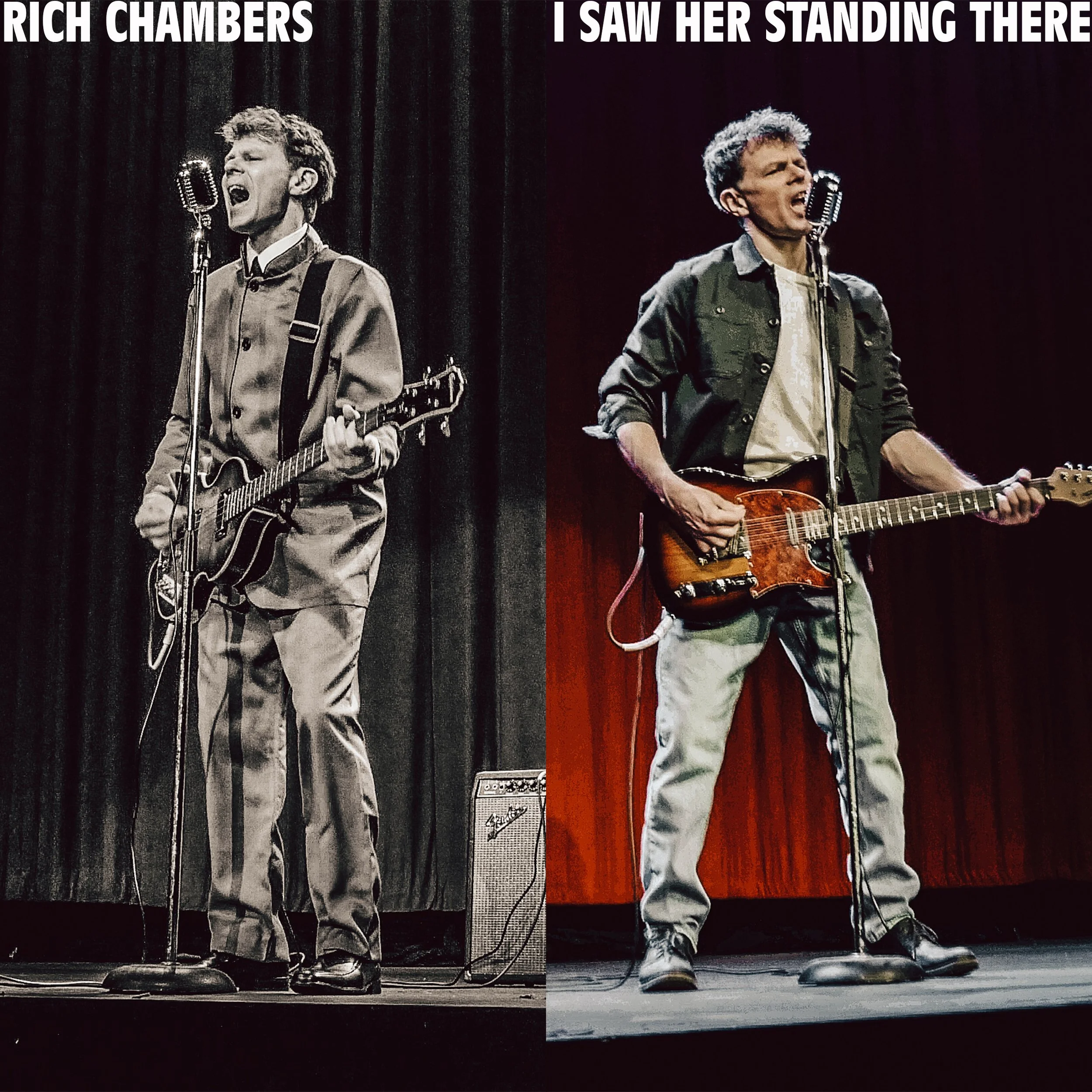 Rich Chambers gives his all on cover of The Beatles' "I Saw Her Standing There"