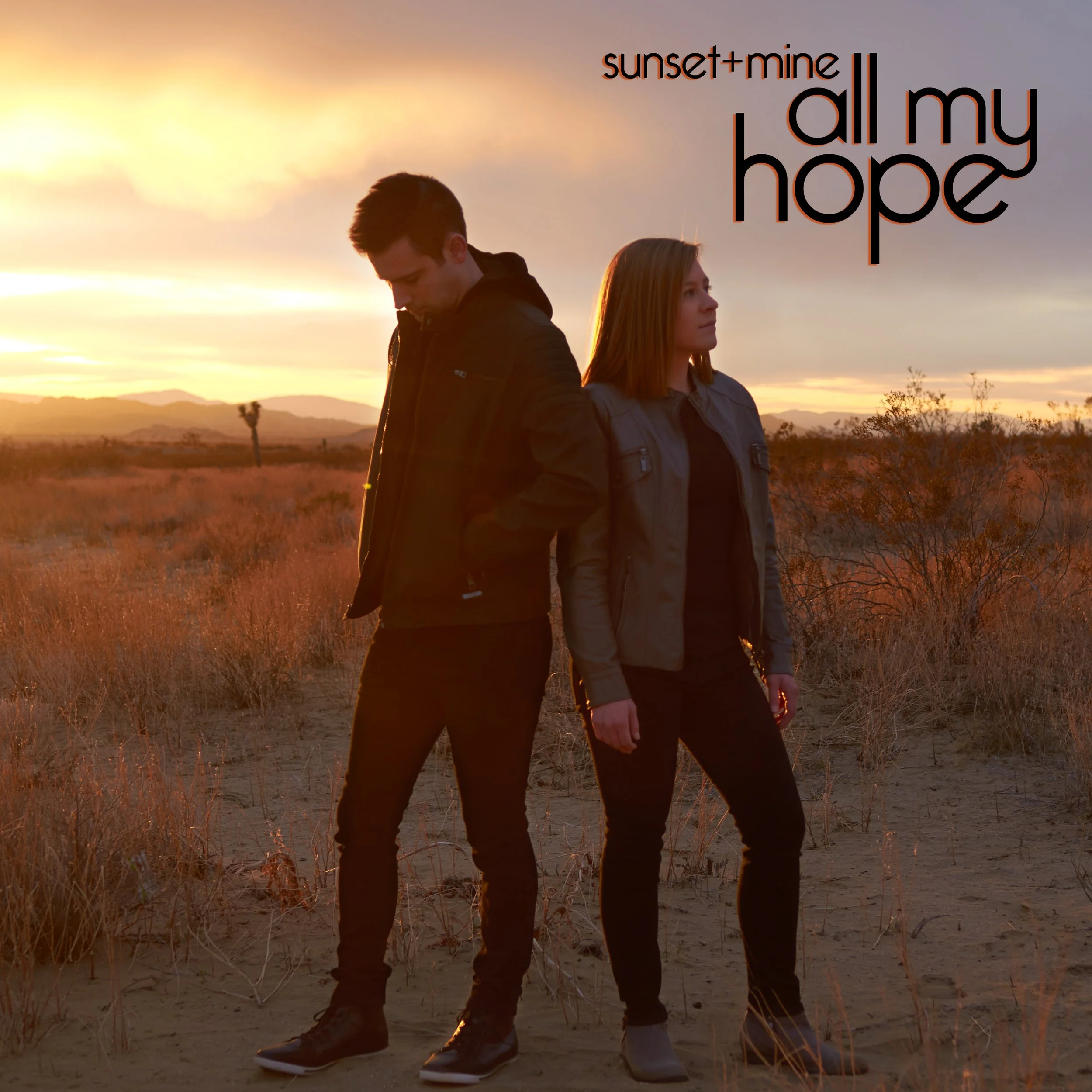 Indie duo sunset + mine craft a faith-filled single, "All My Hope"
