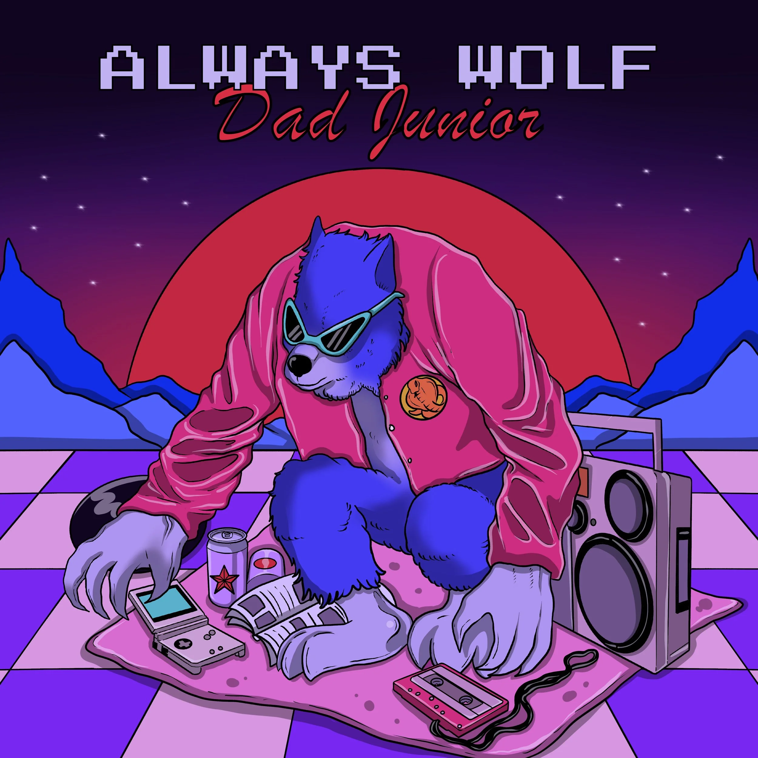 Dad Junior returns for a new jam-packed track, "Always Wolf"