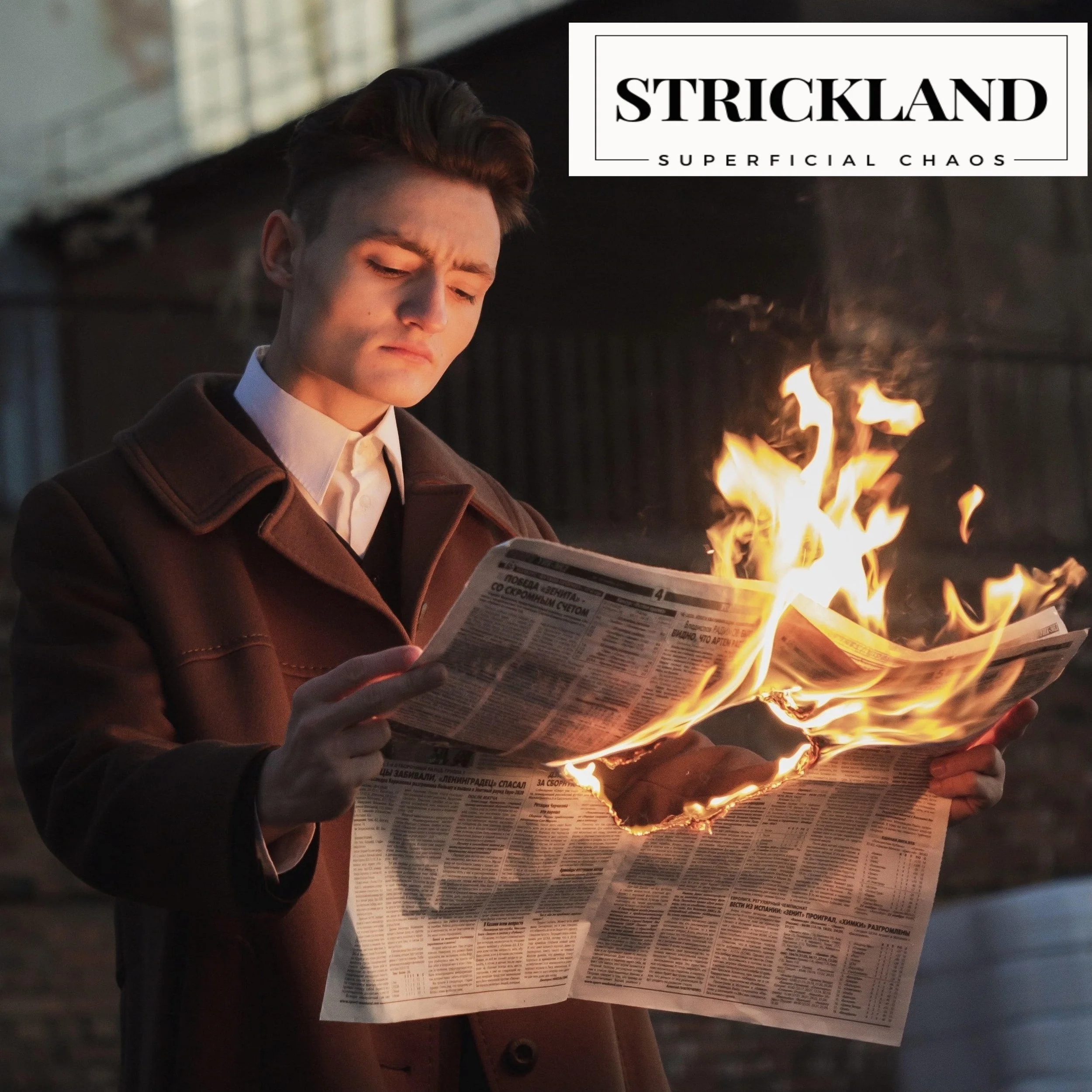 STRICKLAND delivers a heartfelt performance on debut, "Superficial Chaos"