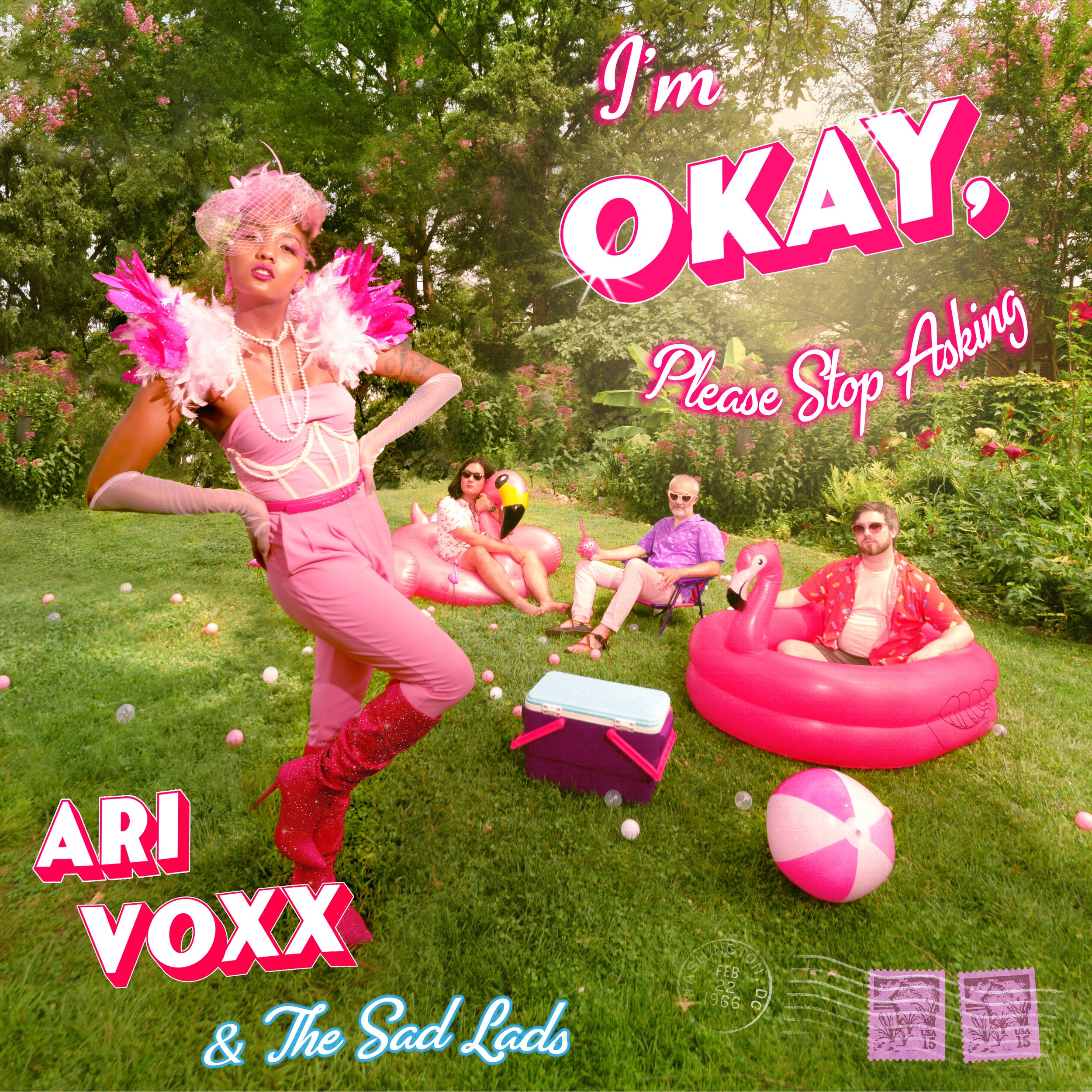Ari Voxx's debut album "I'm Okay, Please Stop Asking" invites listeners into a dreamy pop reverie