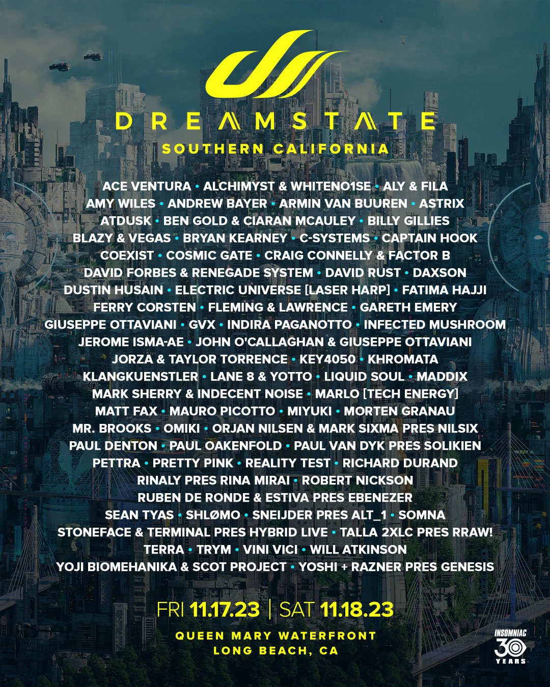 DreamState Festival 2023 - Unleashing Sonic Magic at Queen Mary Waterfront