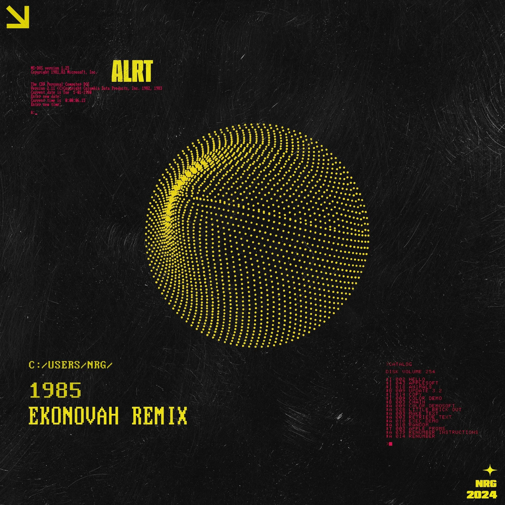 Ekonovah unleashes dark Techno remix magic with ALRT's "1985"