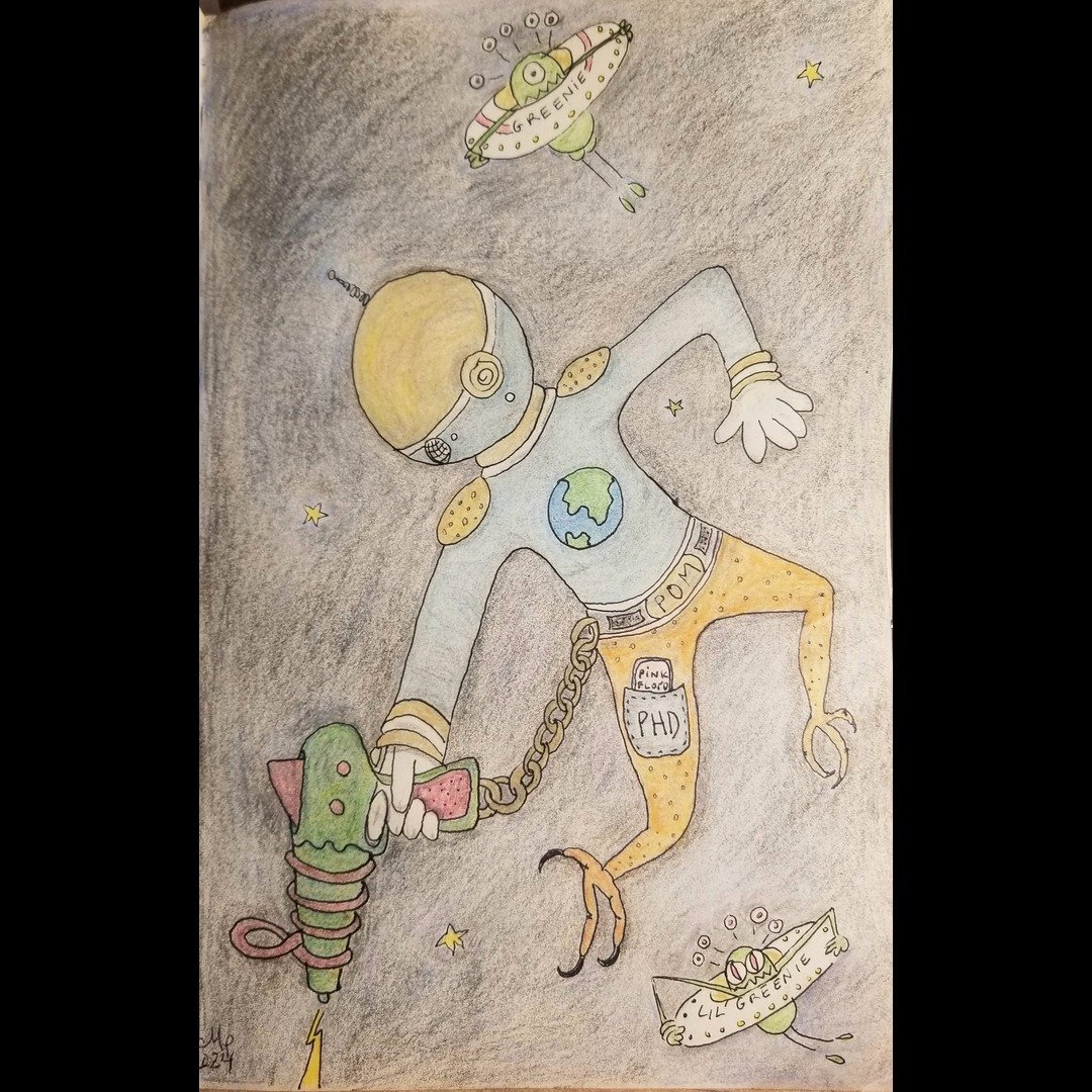 Powers of the Monk soars with a dreamy space odyssey, "Puffy Head"