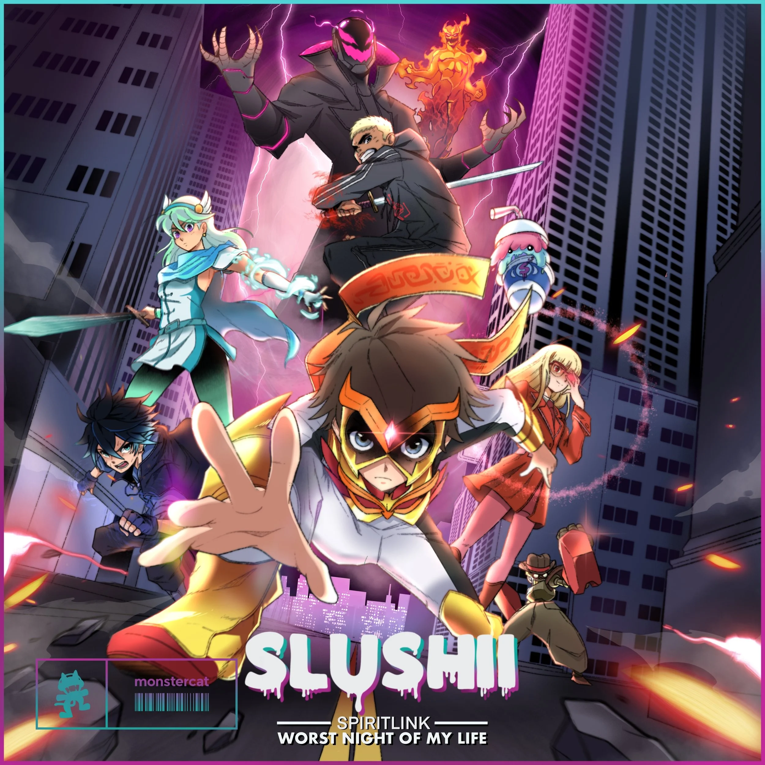 Slushii &amp; SPIRIT LINK pair up for another collaboration, "Worst Night of My Life"