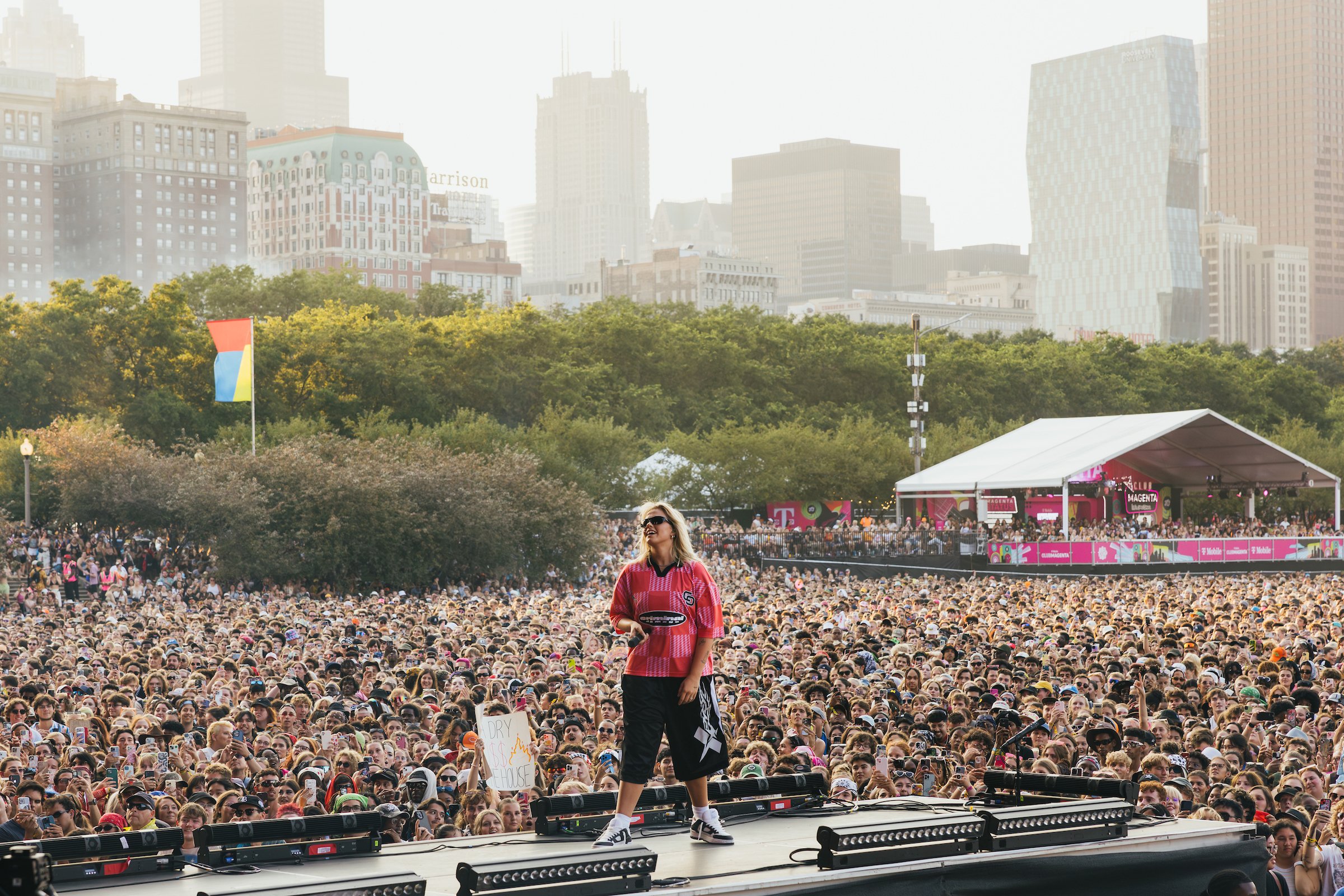 Reneé Rapp Riles the Crowd Up at Lollapalooza 2024