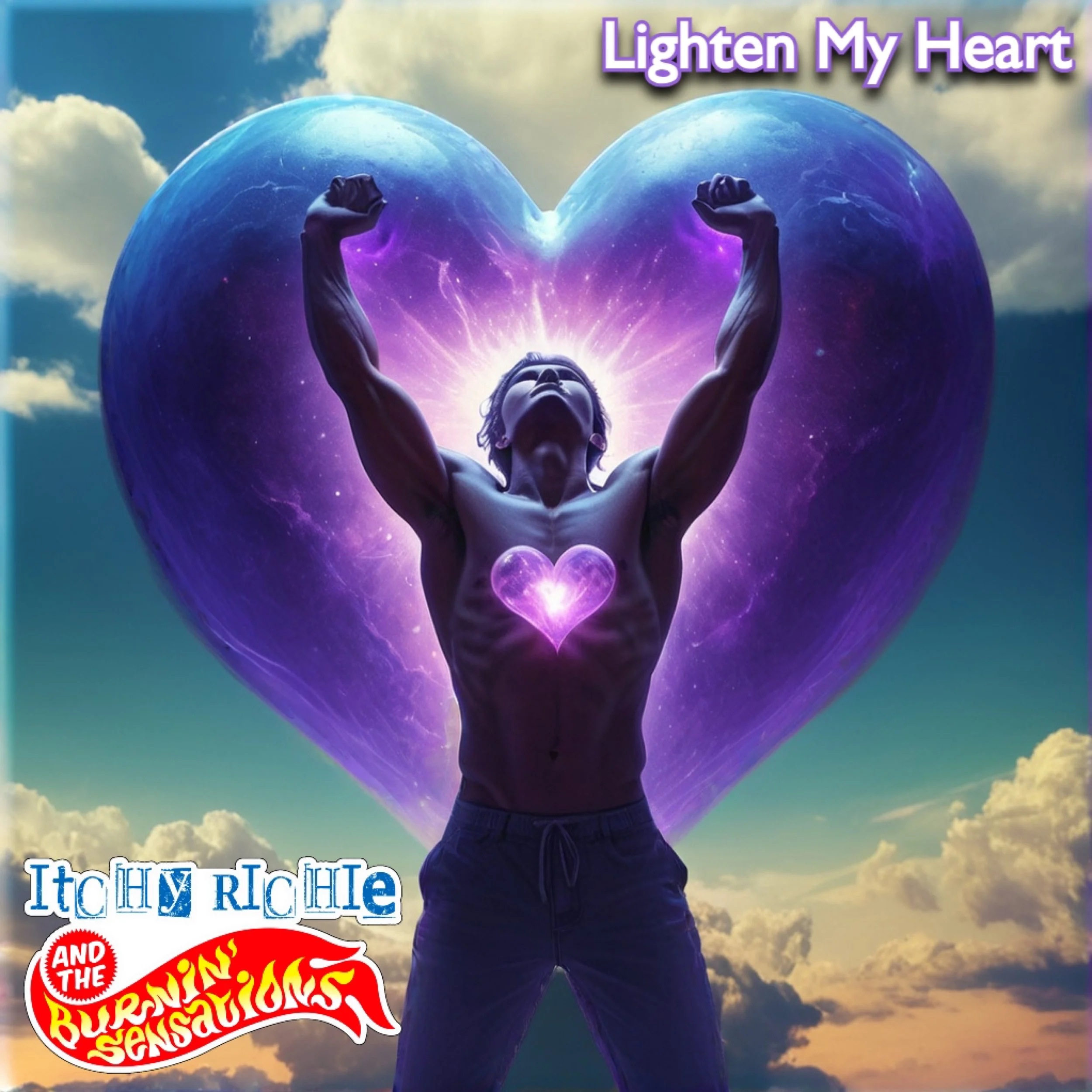 Itchy Richie and the Burnin' Sensations ignite the soul with 'Lighten My Heart (Revised)'"