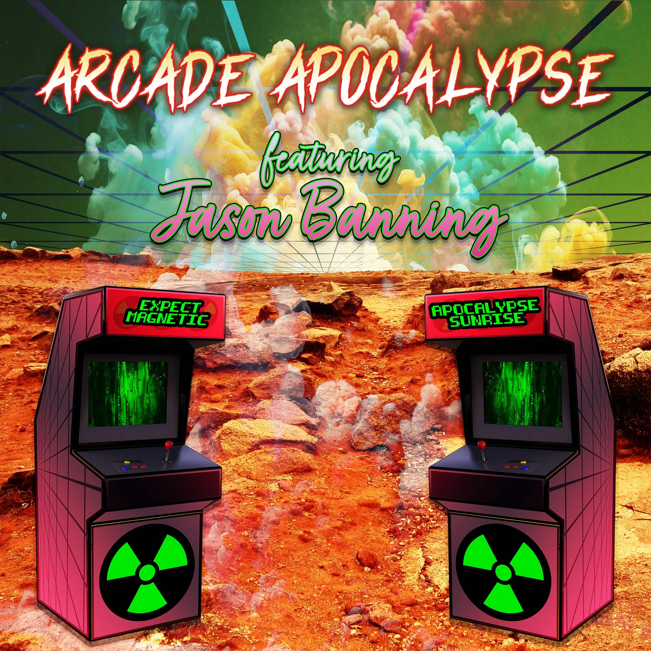 Arcade Apocalypse electrifies with Synth magic on "Apocalypse Sunrise" and "Expect Magnetic"