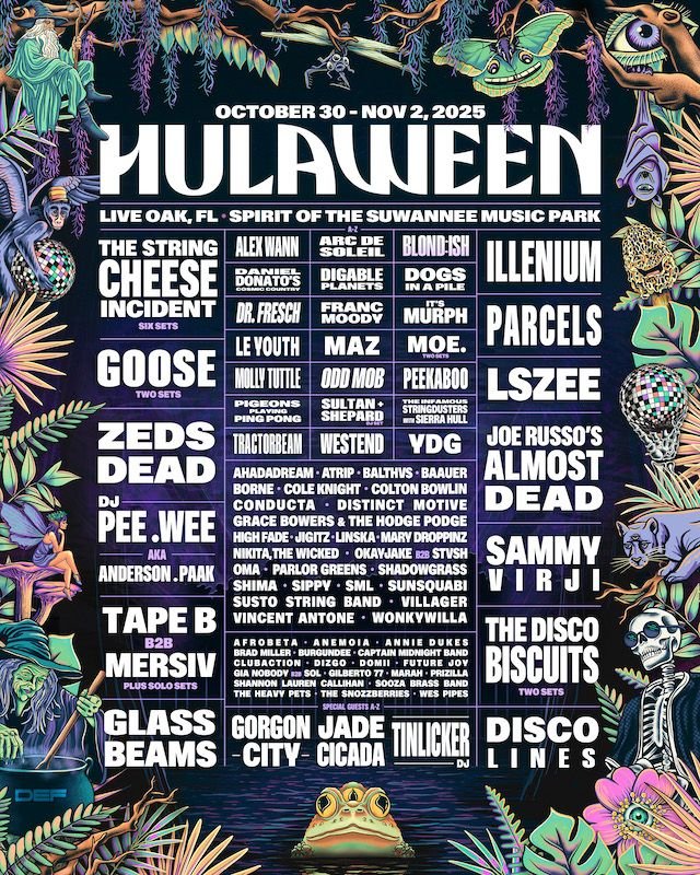 Hulaween 2025: A Psychedelic, Genre-Defying Escape Awaits in the Florida Pines