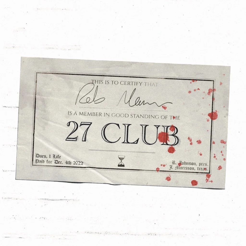 Rob Mawer focuses in on succeeding with haunting single, “27 Club”