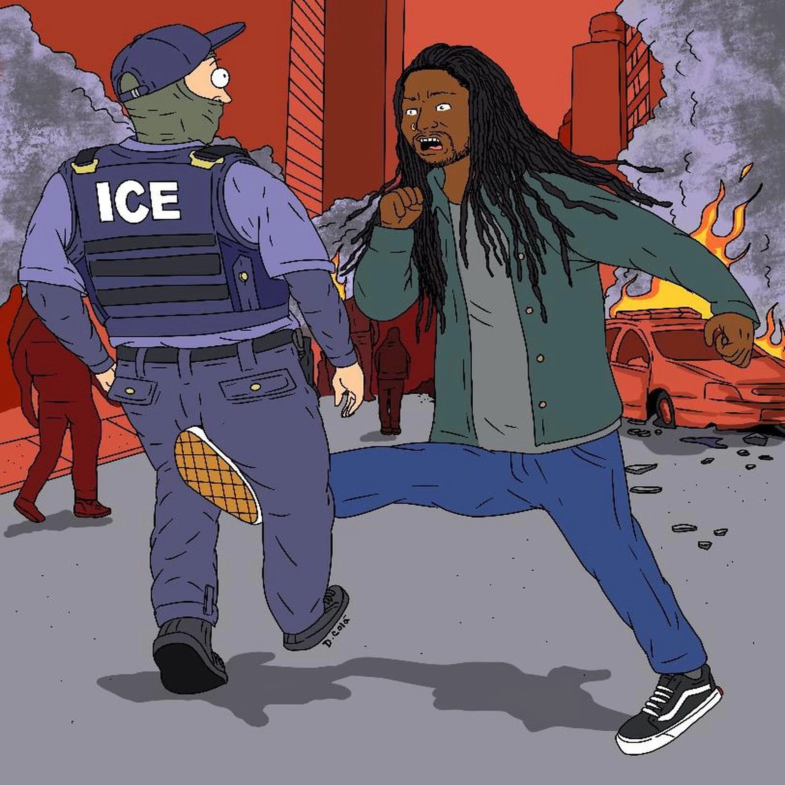 BLVCKHNDZ blends genres on hard hitting single, "I AM YOUR NEIGHBOR"