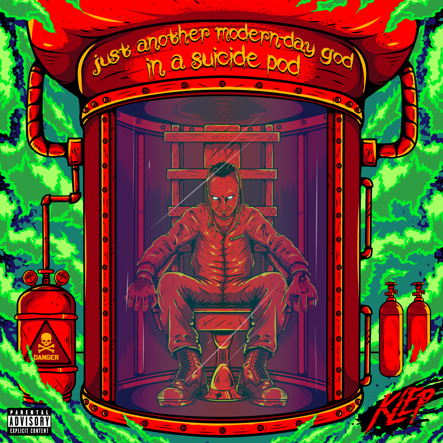 Klep’s "just another modern day god in a suicide pod" is a brilliant descent into the mind