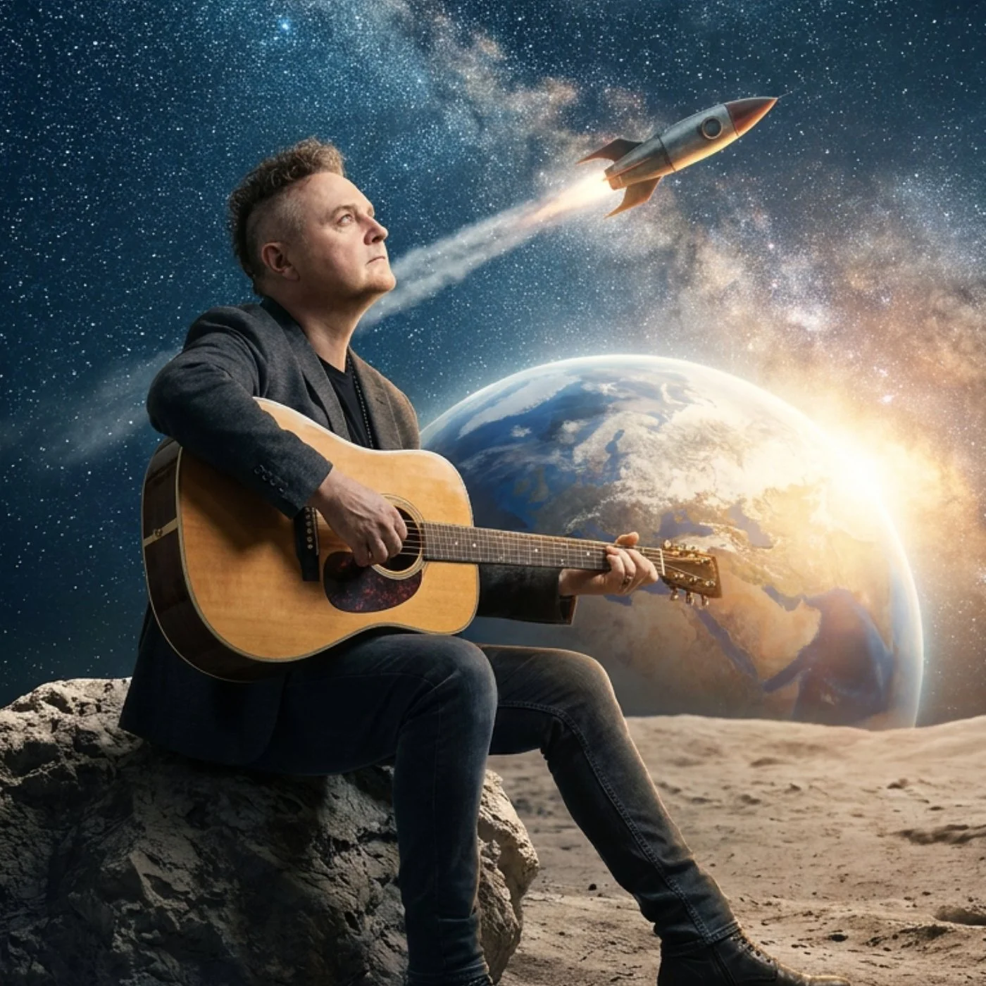 Simon Orton puts a new spin on Frank Sinatra's timeless “Fly Me To The Moon”