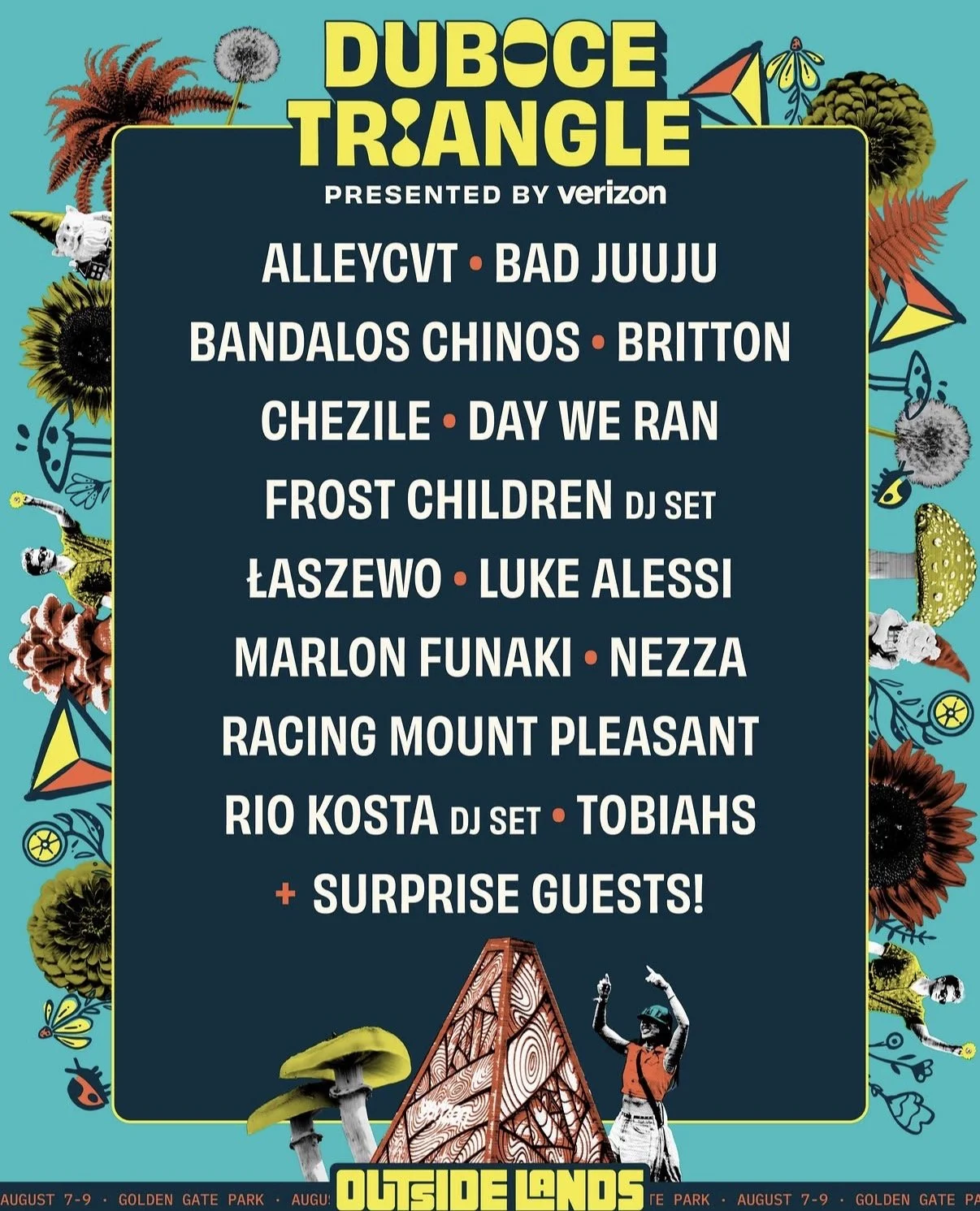 Outside Lands 2026 Announces Its Duboce Triangle Stage Lineup