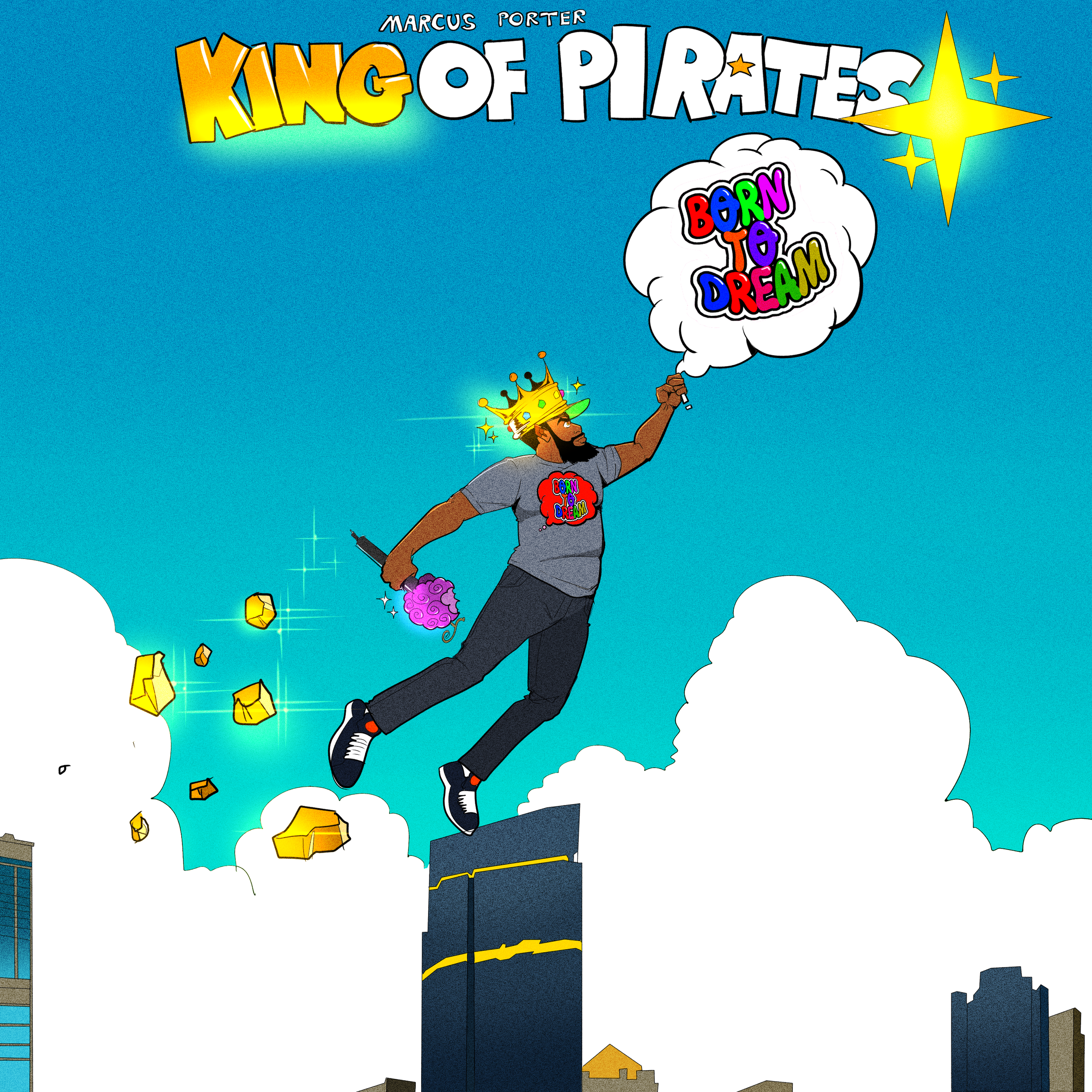 Marcus Porter crafts a vibrant new journey with "King of Pirates"