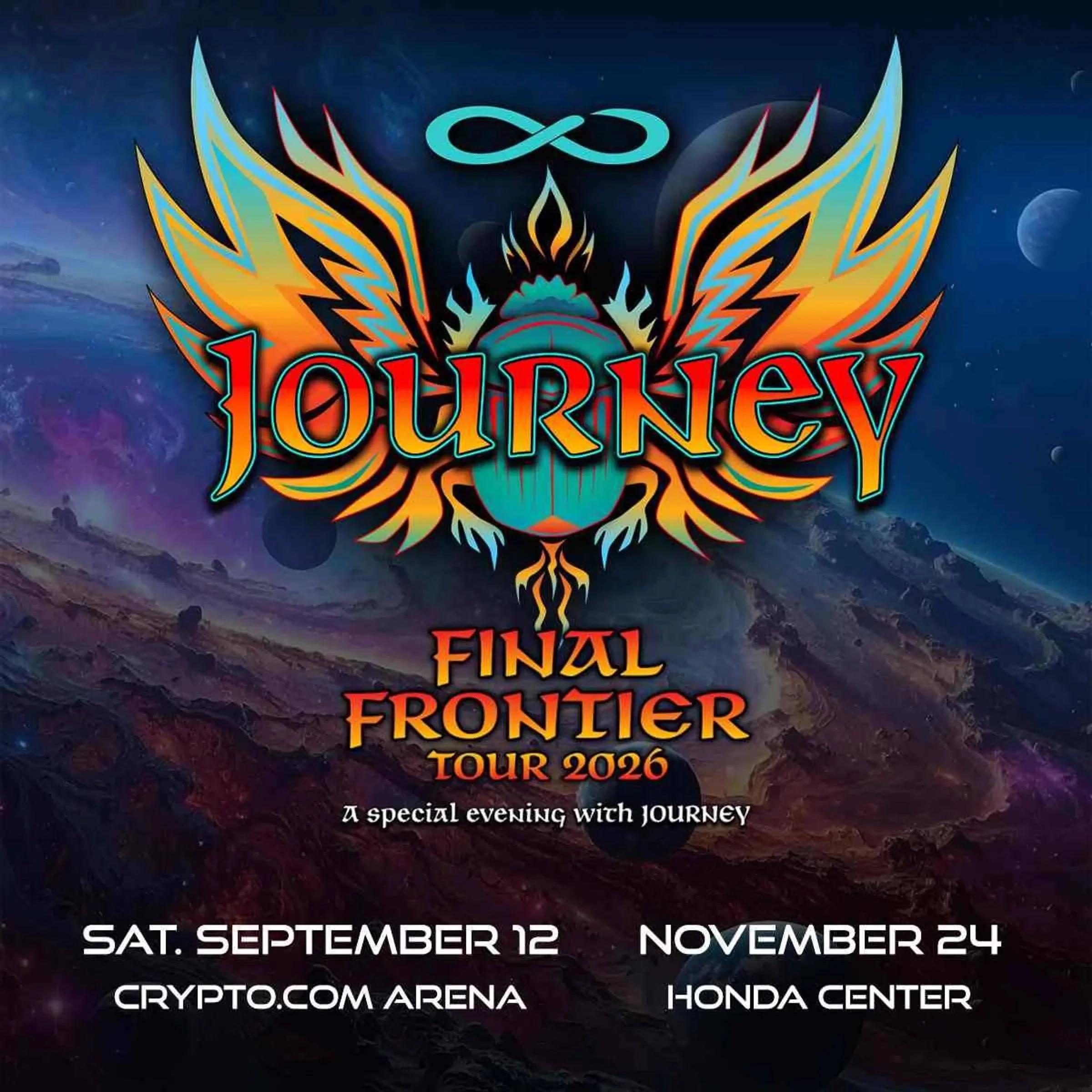 Journey Bring Their Final Frontier Tour to LA's Crypto.com Arena This September