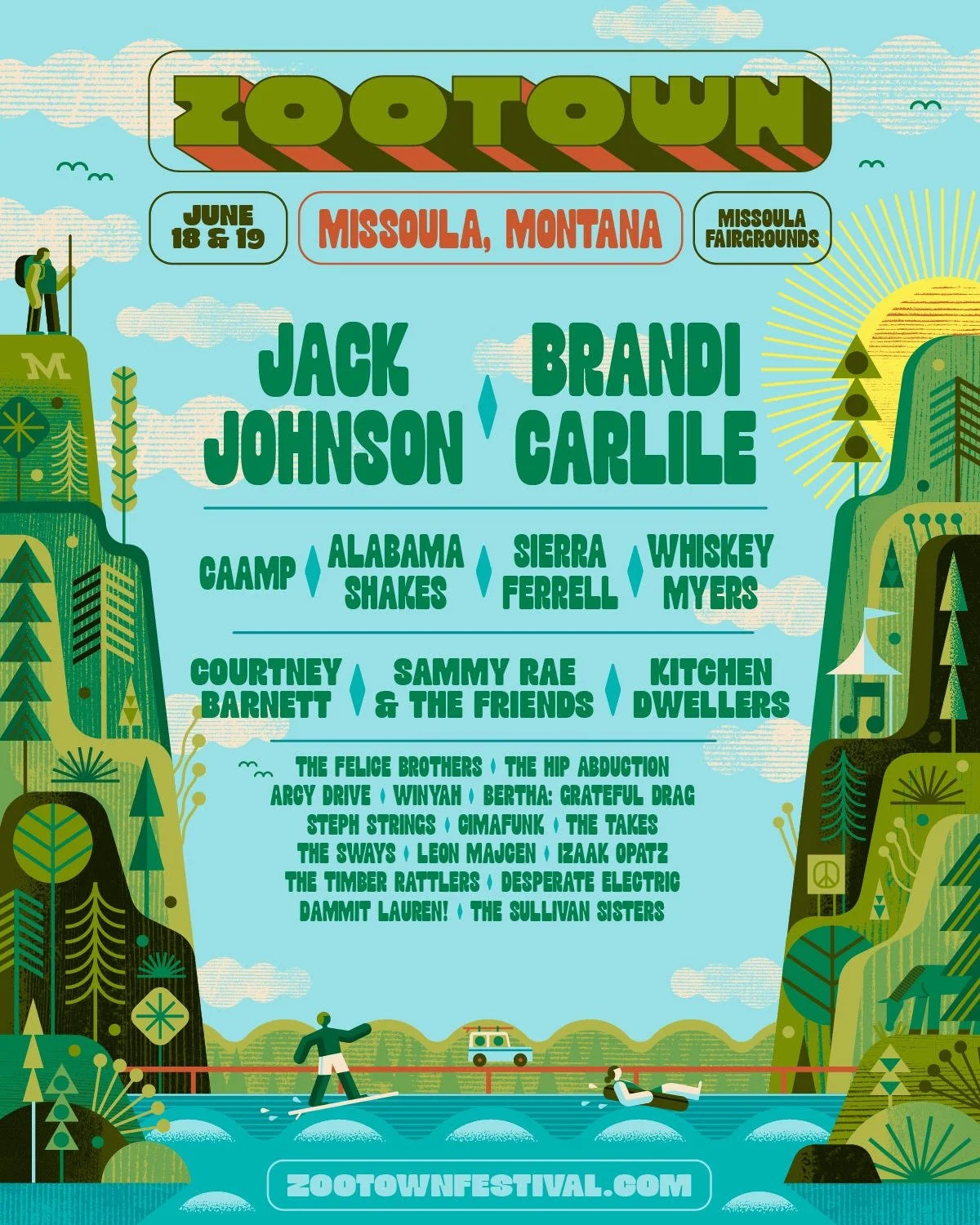 Zootown Music Festival 2027 Returns to Missoula with Brandi Carlile &amp; Jack Johnson