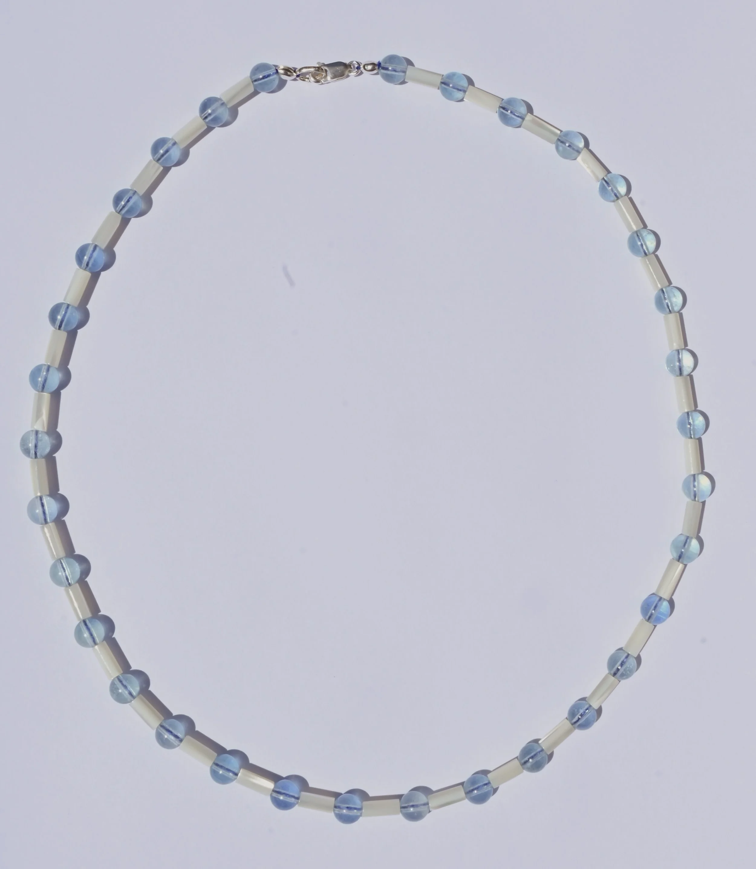 Aquamarine + Mother of Pearl