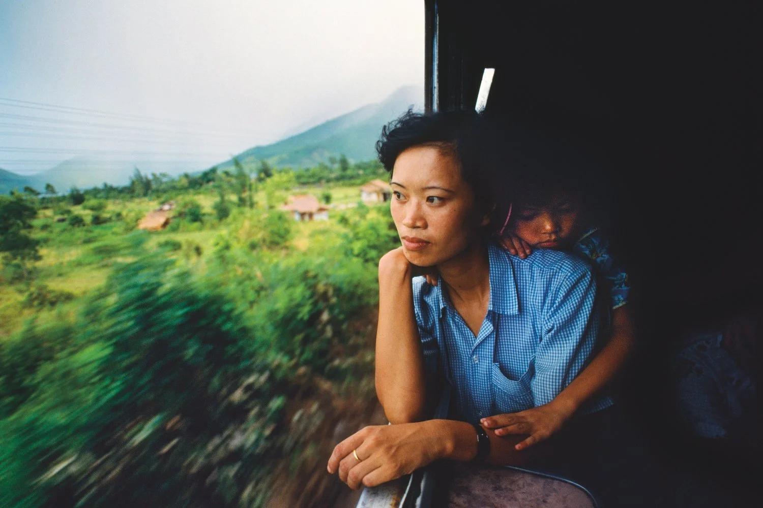 WOMAN ON THE TRAIN, 1990