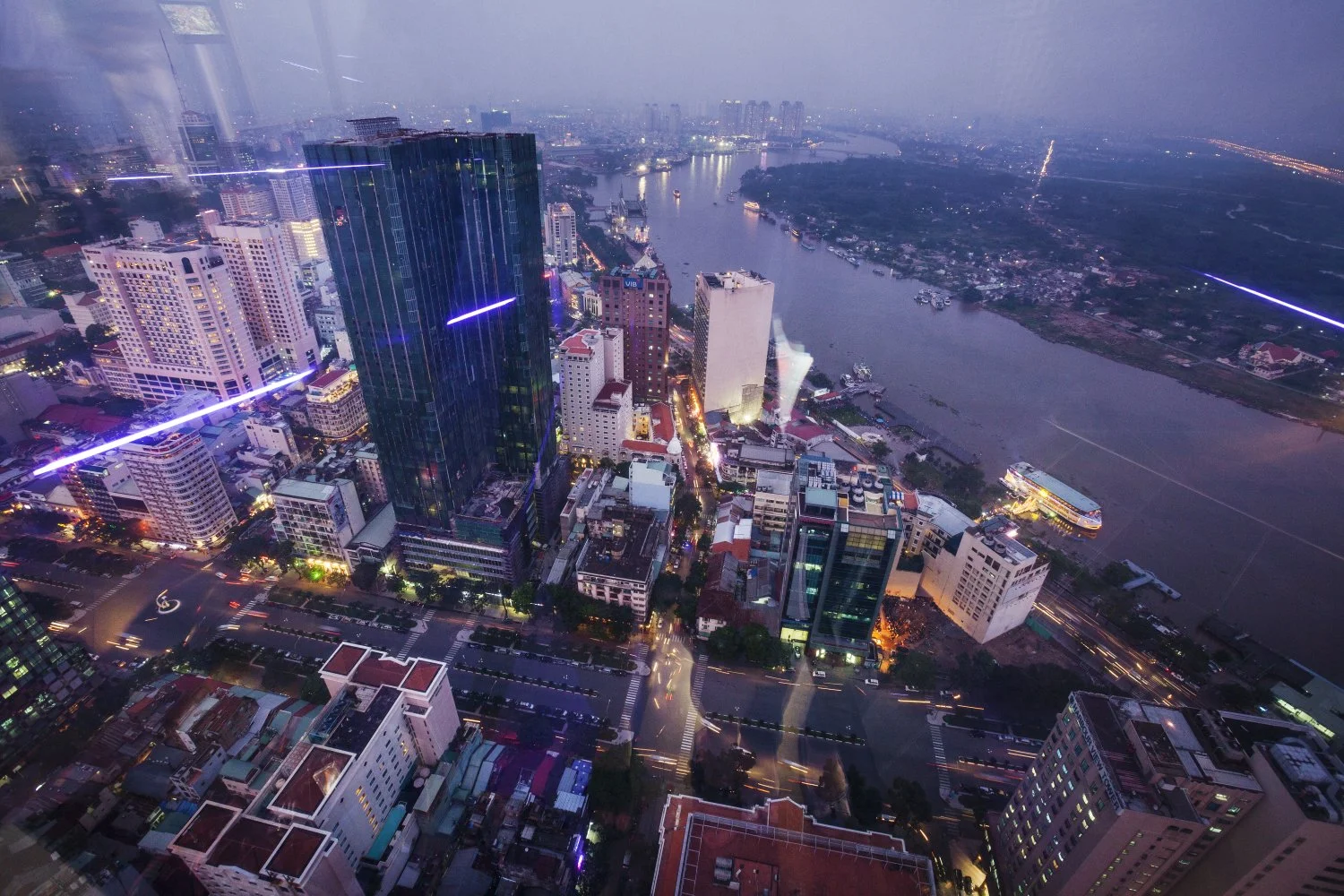 HO CHI MINH CITY FROM THE BITEXCO TOWER, 2012