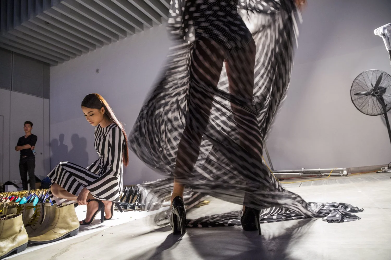 BACKSTAGE, FASHION SHOW, 2014