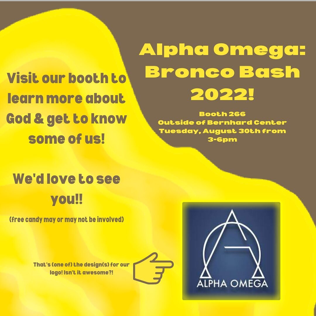 Visit our booth at the @broncobash TODAY!! We&rsquo;re located at booth 266 right outside of the Bernhard Center down the road from Sangren &mdash; see you there!!