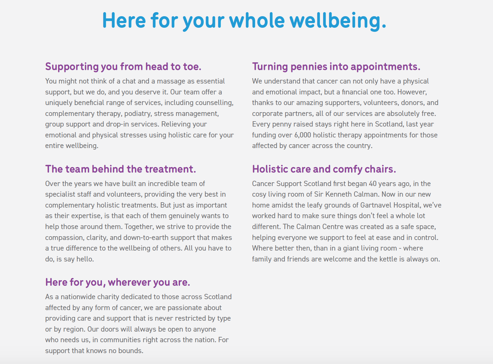 Cancer Support Scotland Key Messages Copywriting.png